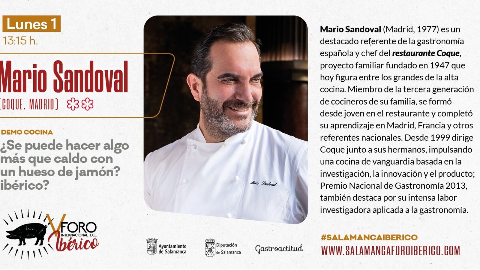 Mario Sandoval en el Foro del Ibérico