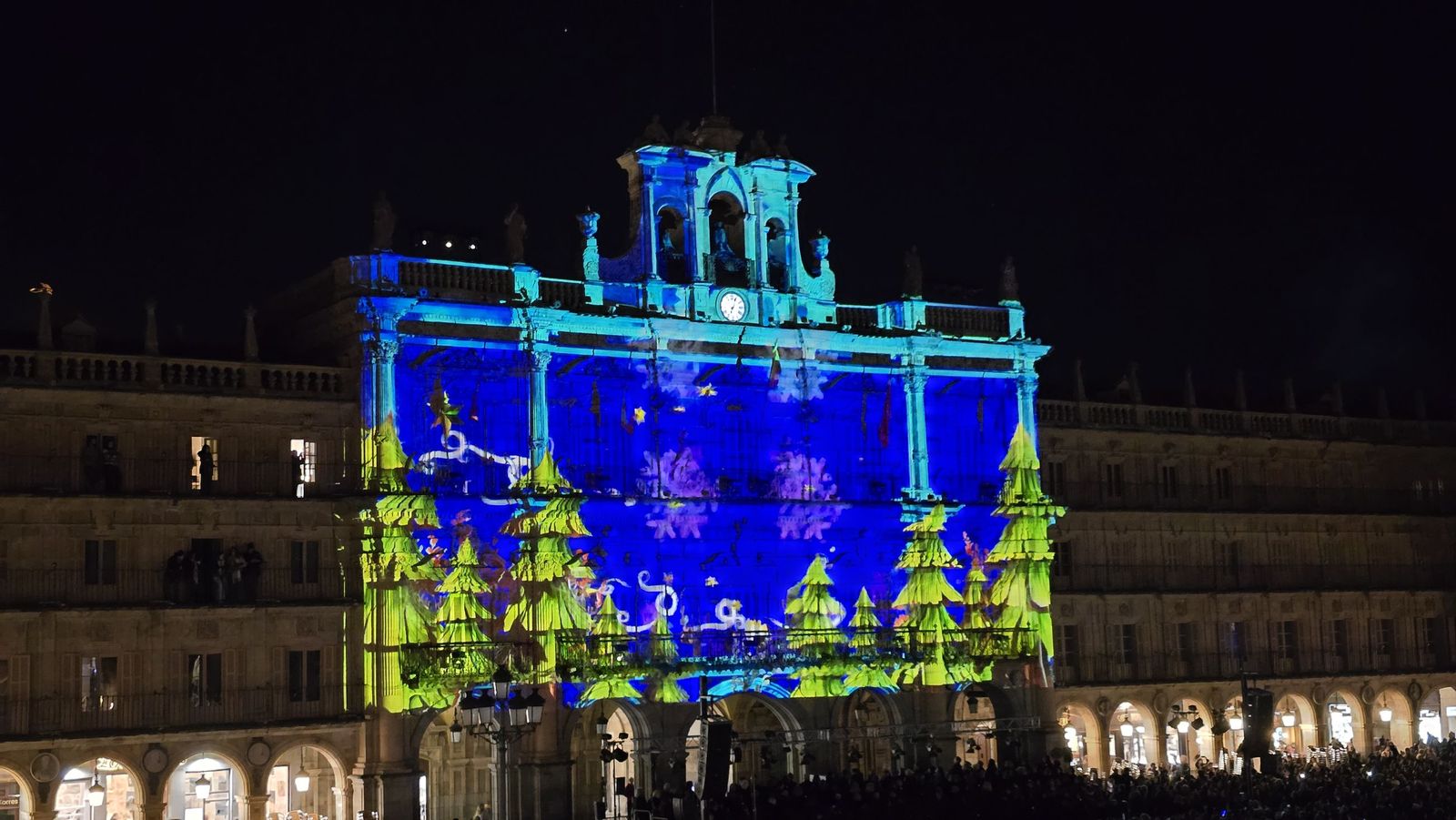 Encendido luces de Navidad en la Plaza Mayor