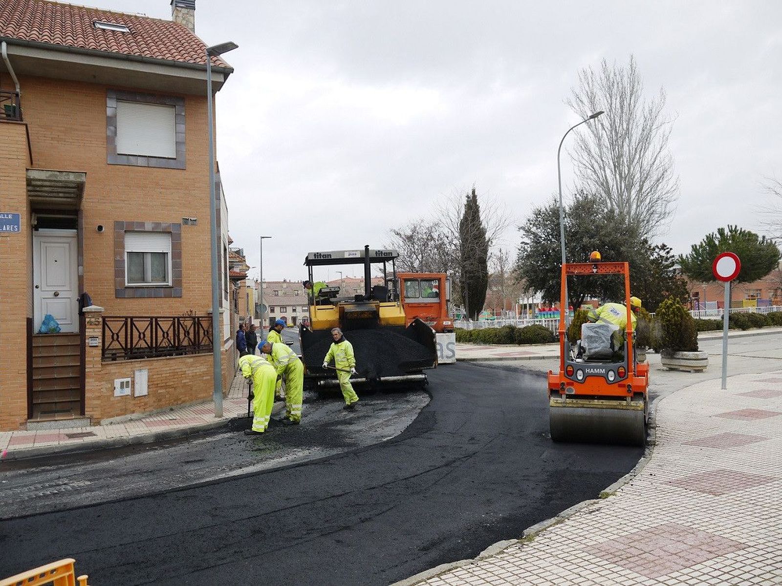 Asfaltado de calles en Carbajosa (2)