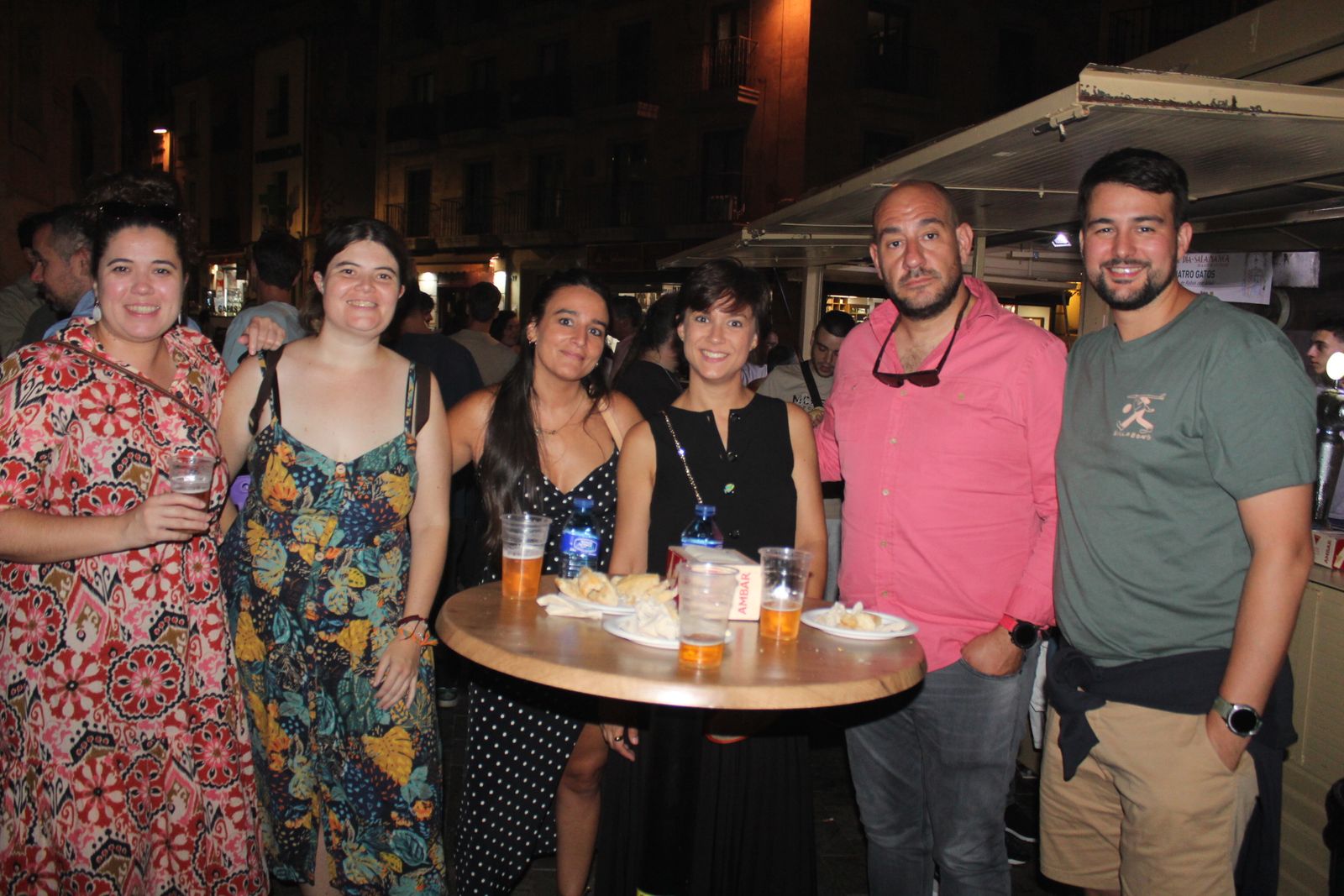 Ambiente en la Feria de Día en la tarde de este