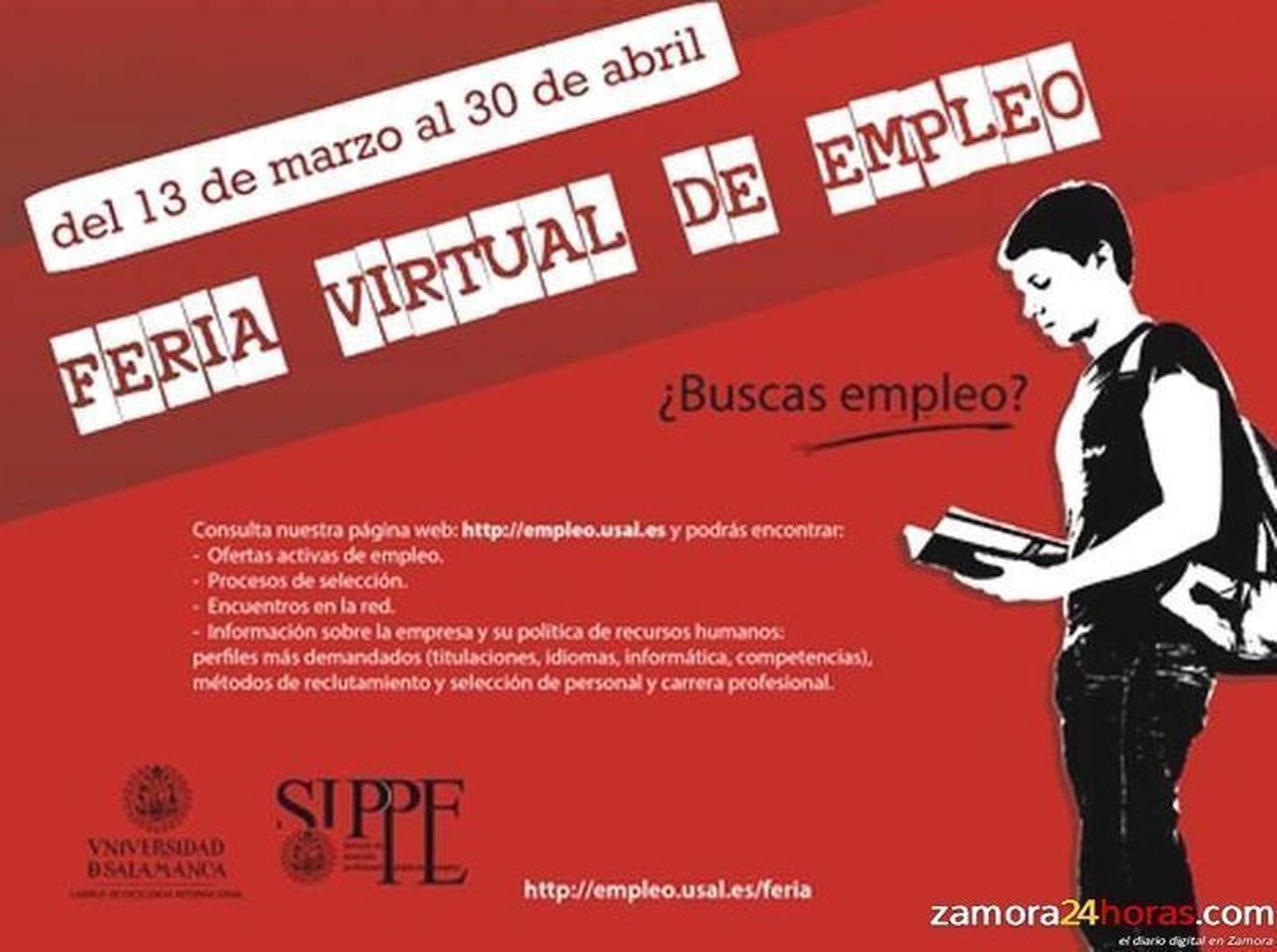 La Universidad de Salamanca impulsa la inserción laboral de jóvenes titulados con la XII Feria Virtual de Empleo