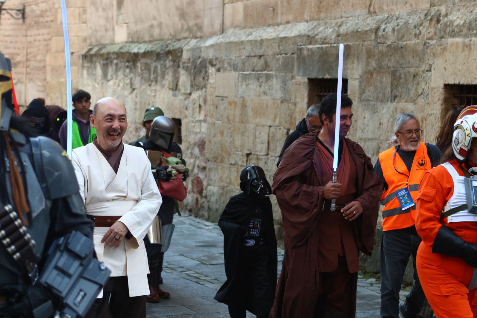 Desfile de Star Wars por el centro de Salamanca