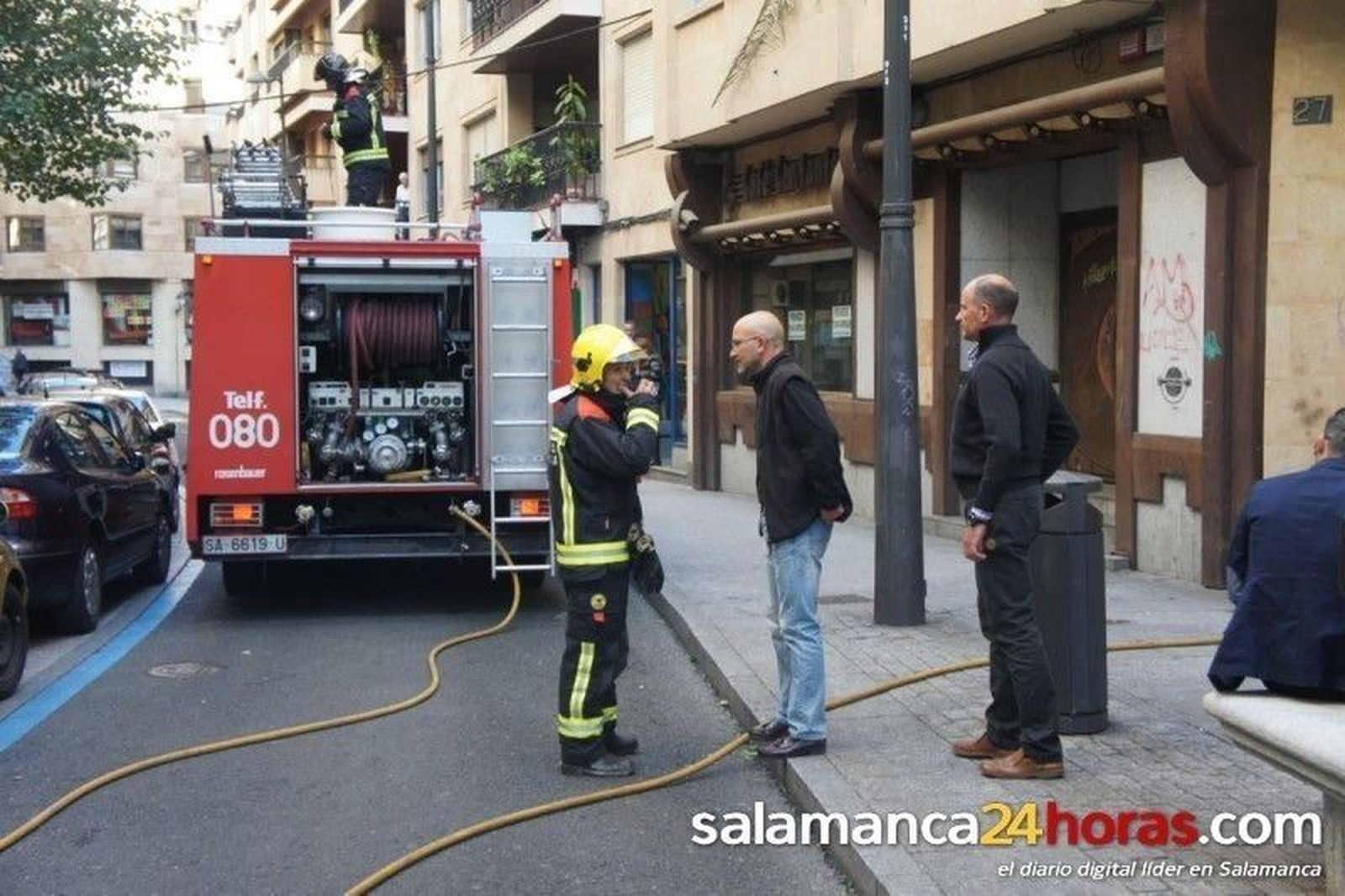 Incendio en la Cuesta del Carmen