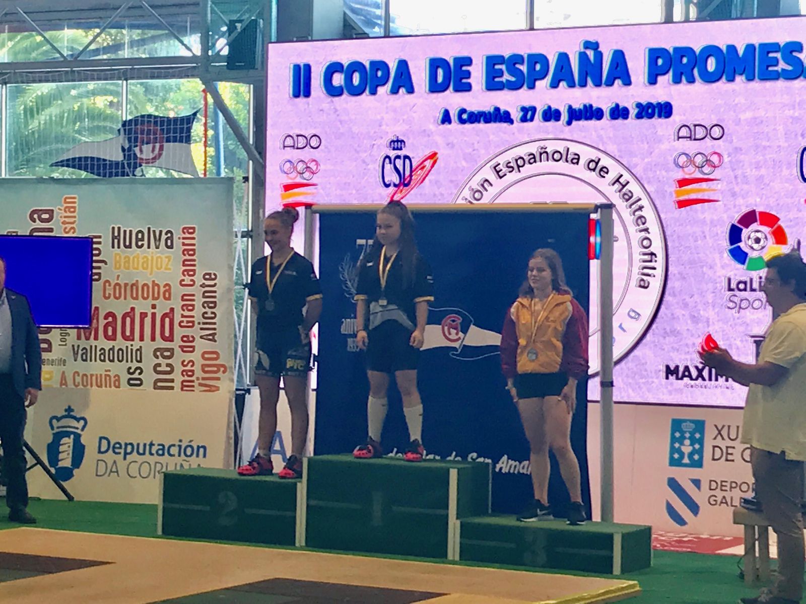 Laura Podio Copa 2019