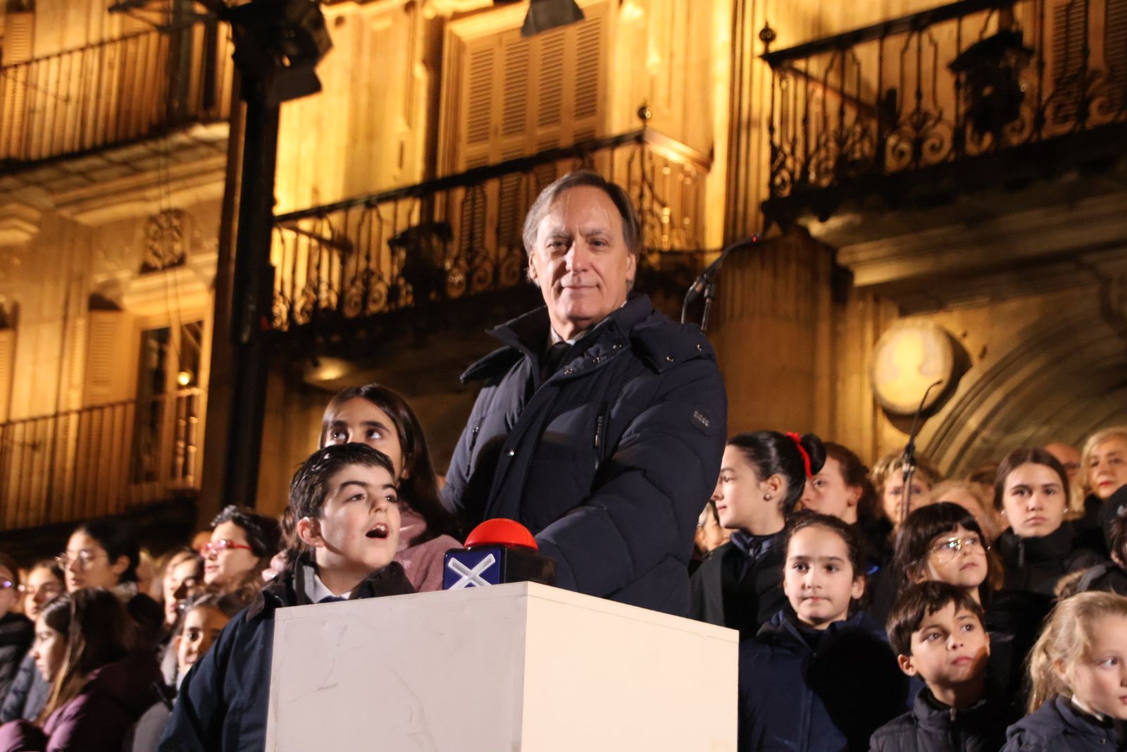 Encendido luces de Navidad en la Plaza Mayor