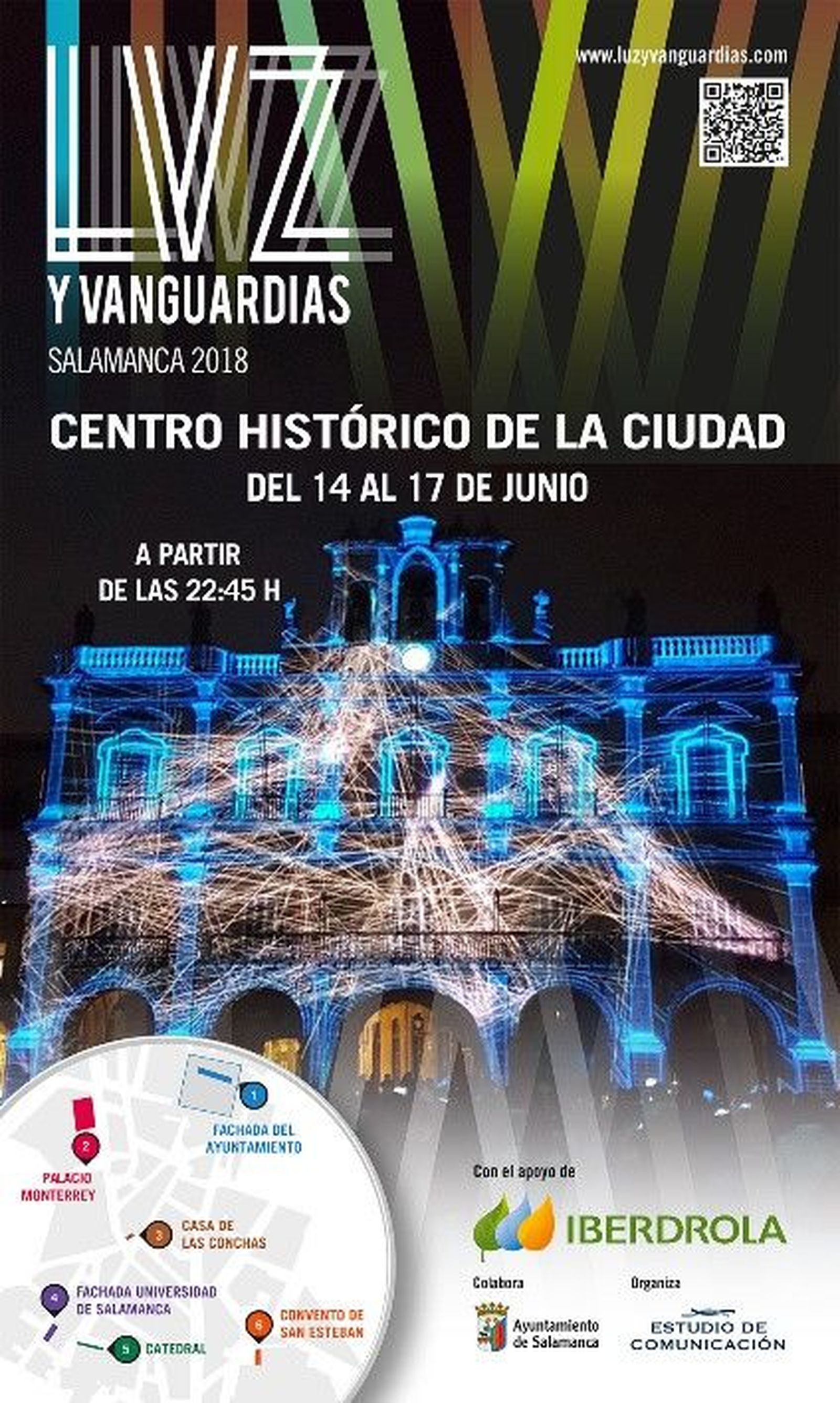 Cartel luz y vanguardias 2018