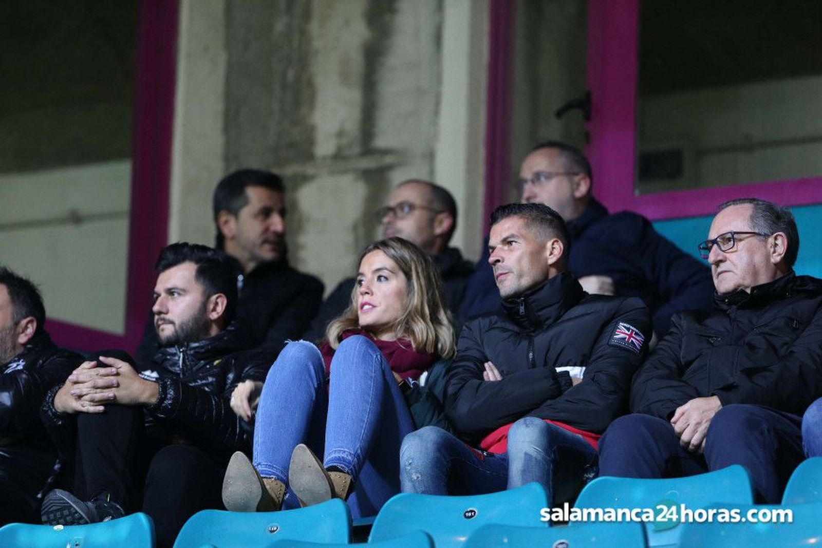 Astu y Natalia González, en el Helmántico | FOTO SALAMANCA24HORAS.COM