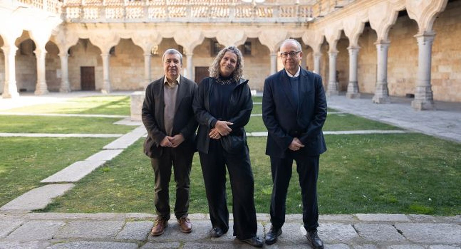 Renata Bertazzi, José Miguel Mateos Roco y Luis García Ortiz
