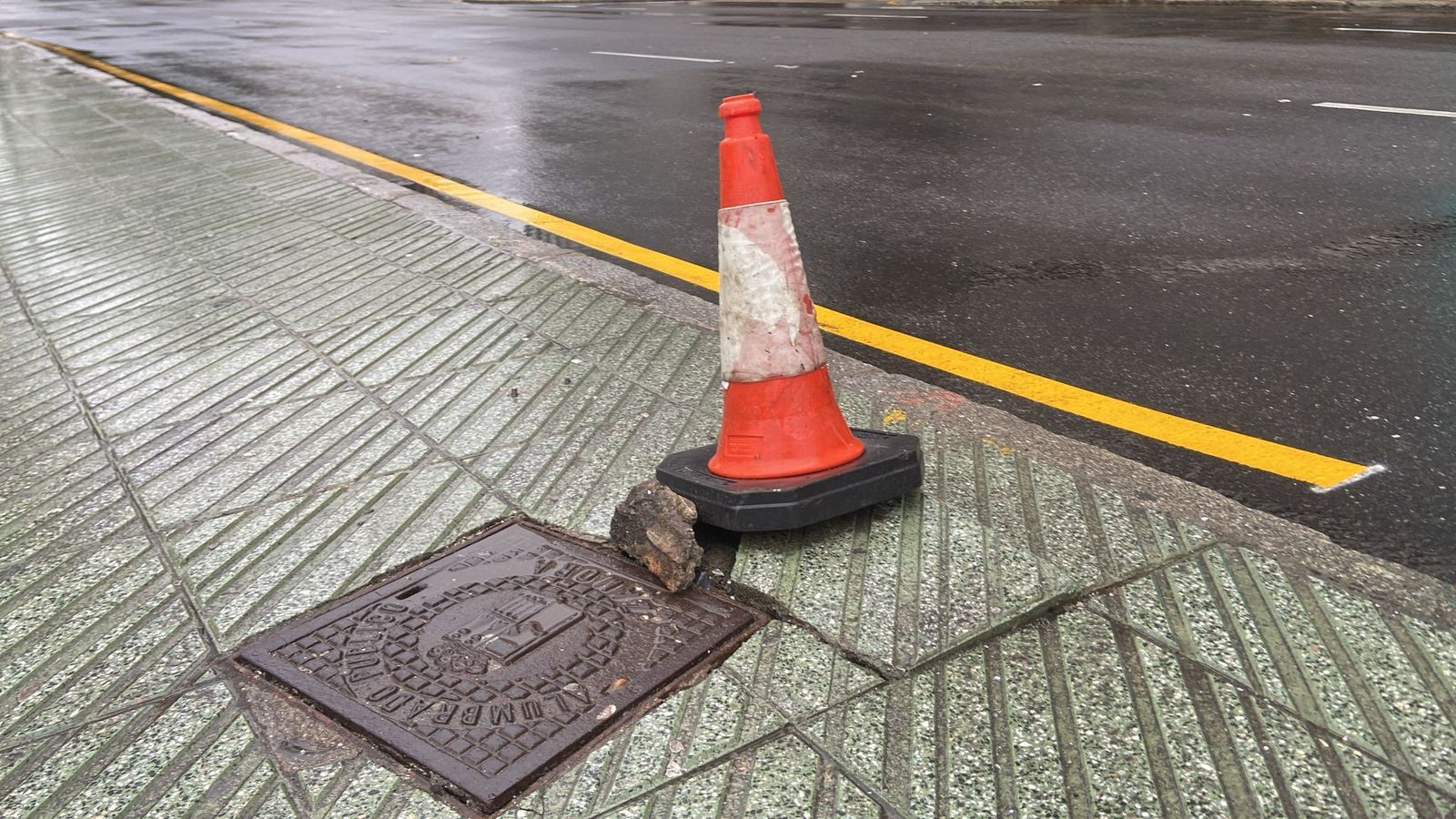 Aquí se situaba la farola Aquí se situaba la farola