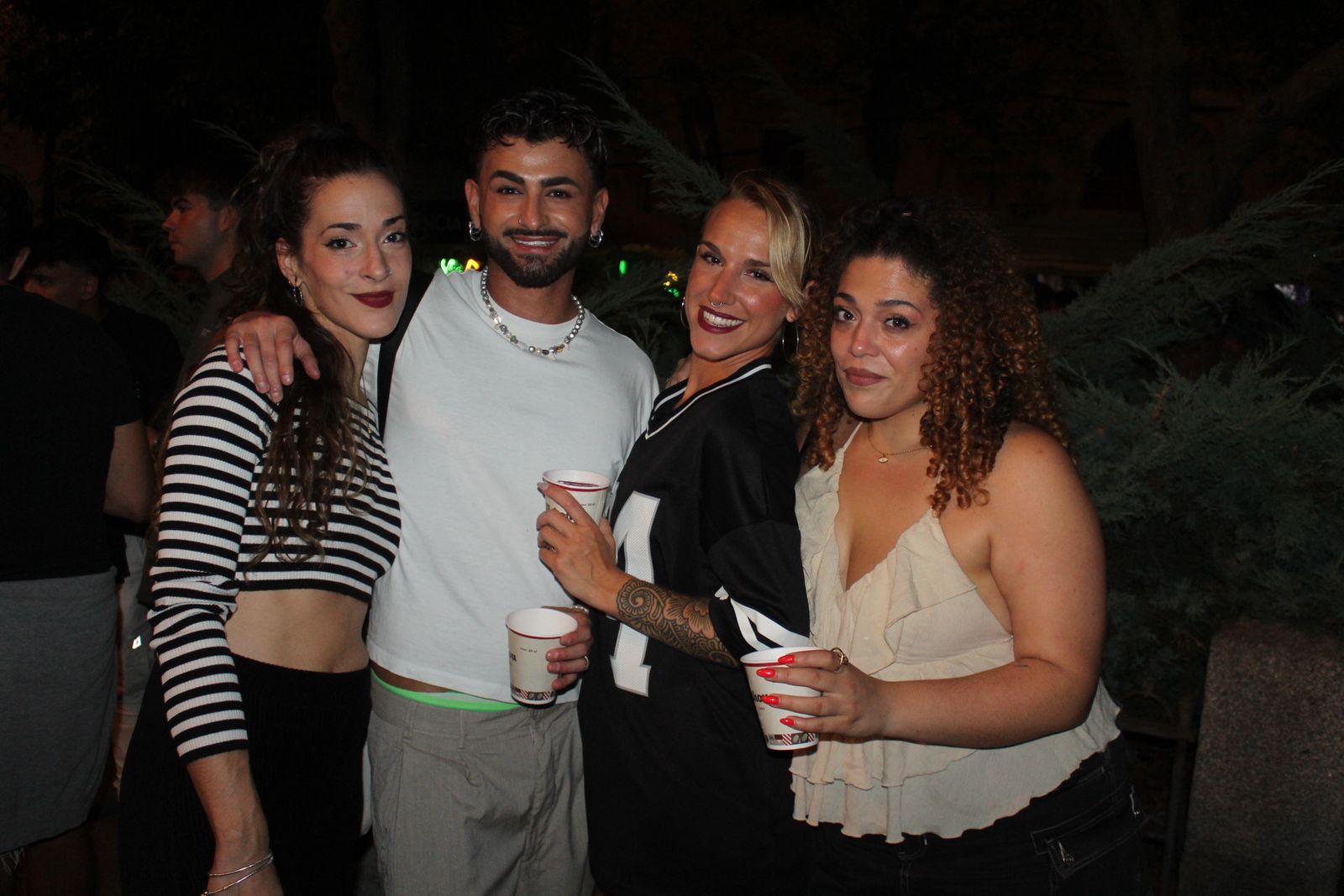 Ambiente en la Feria de Día en la tarde de este sábado