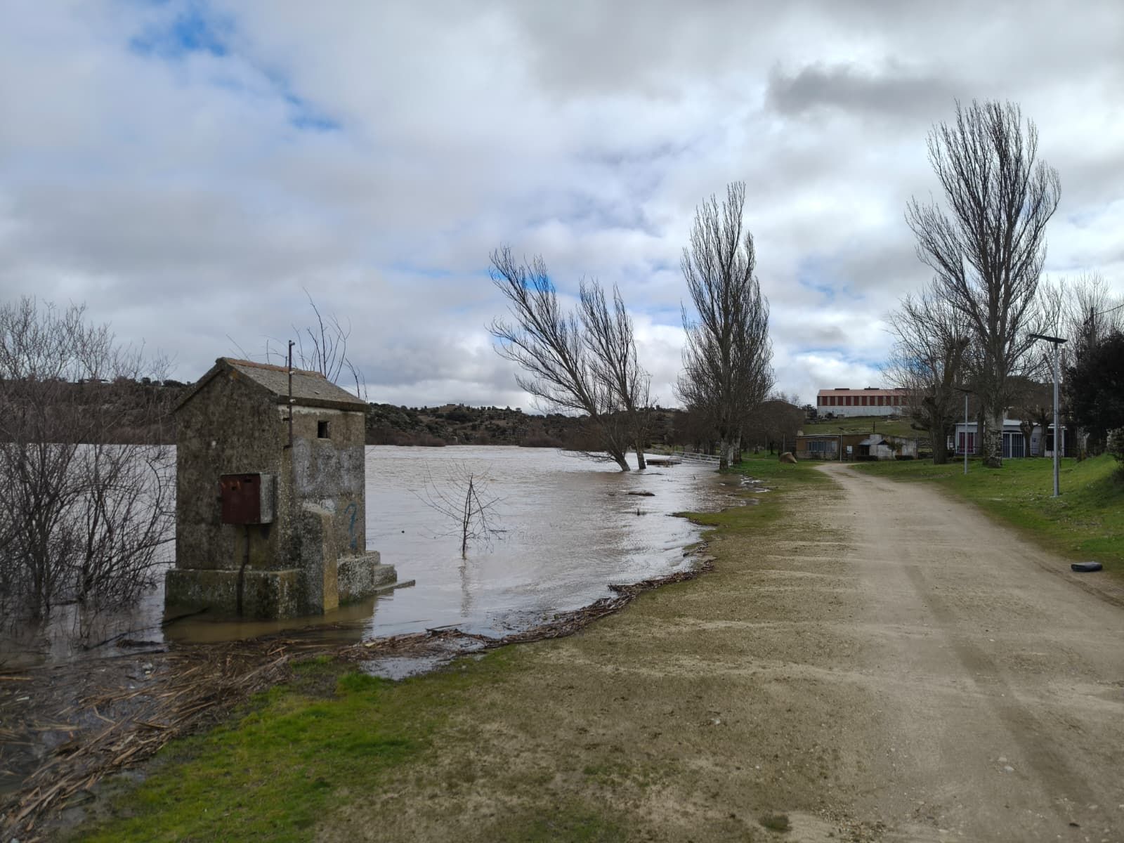 El Tormes desbordado en Ledesma  (7).jpeg