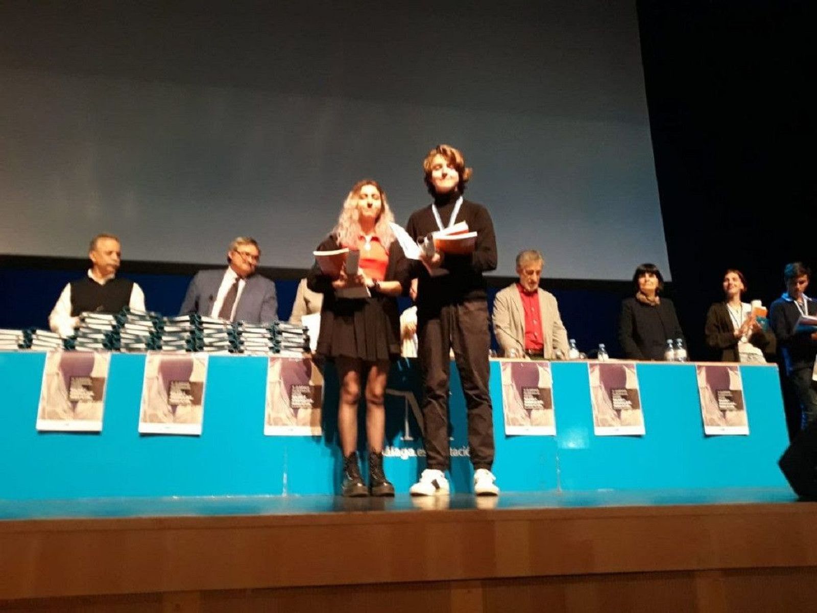 Alumnos IES Venancio Blanco Olimpiada Filosófica