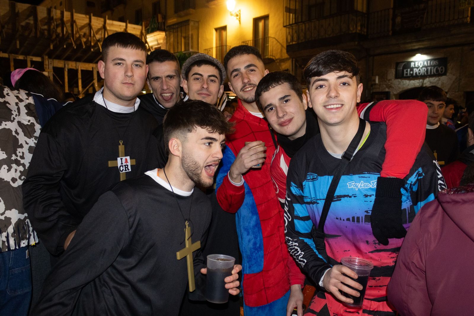 Salamanca de noche, sábado del Carnaval del Toro de Ciudad Rodrigo
