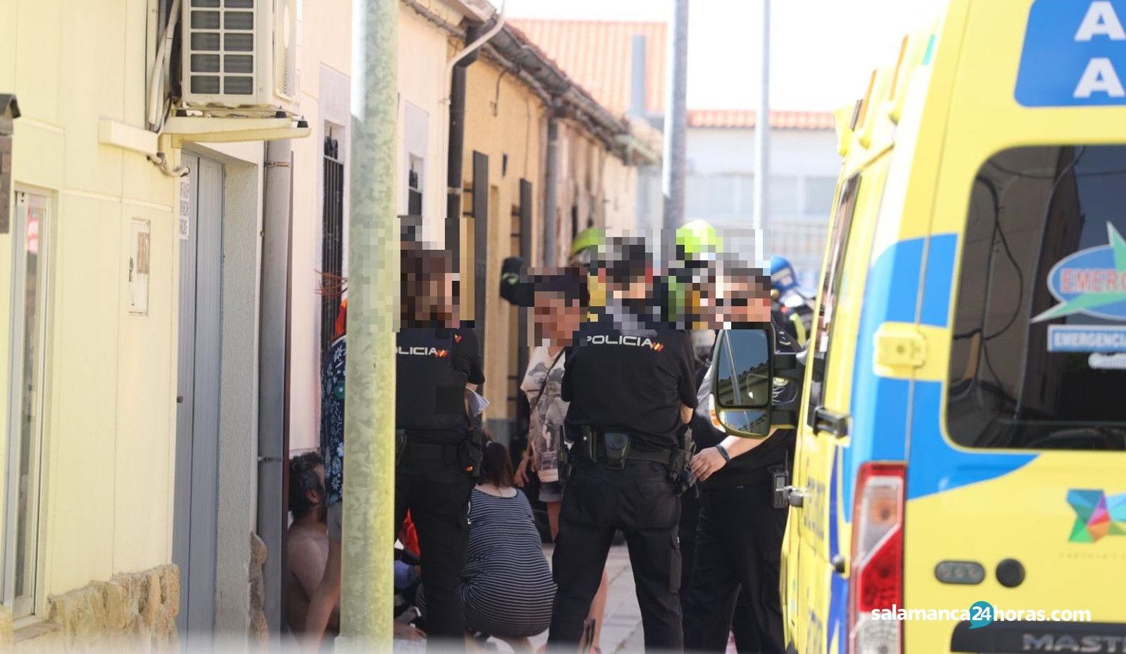 Bomberos calle Nueva Puente Ladrillo 2