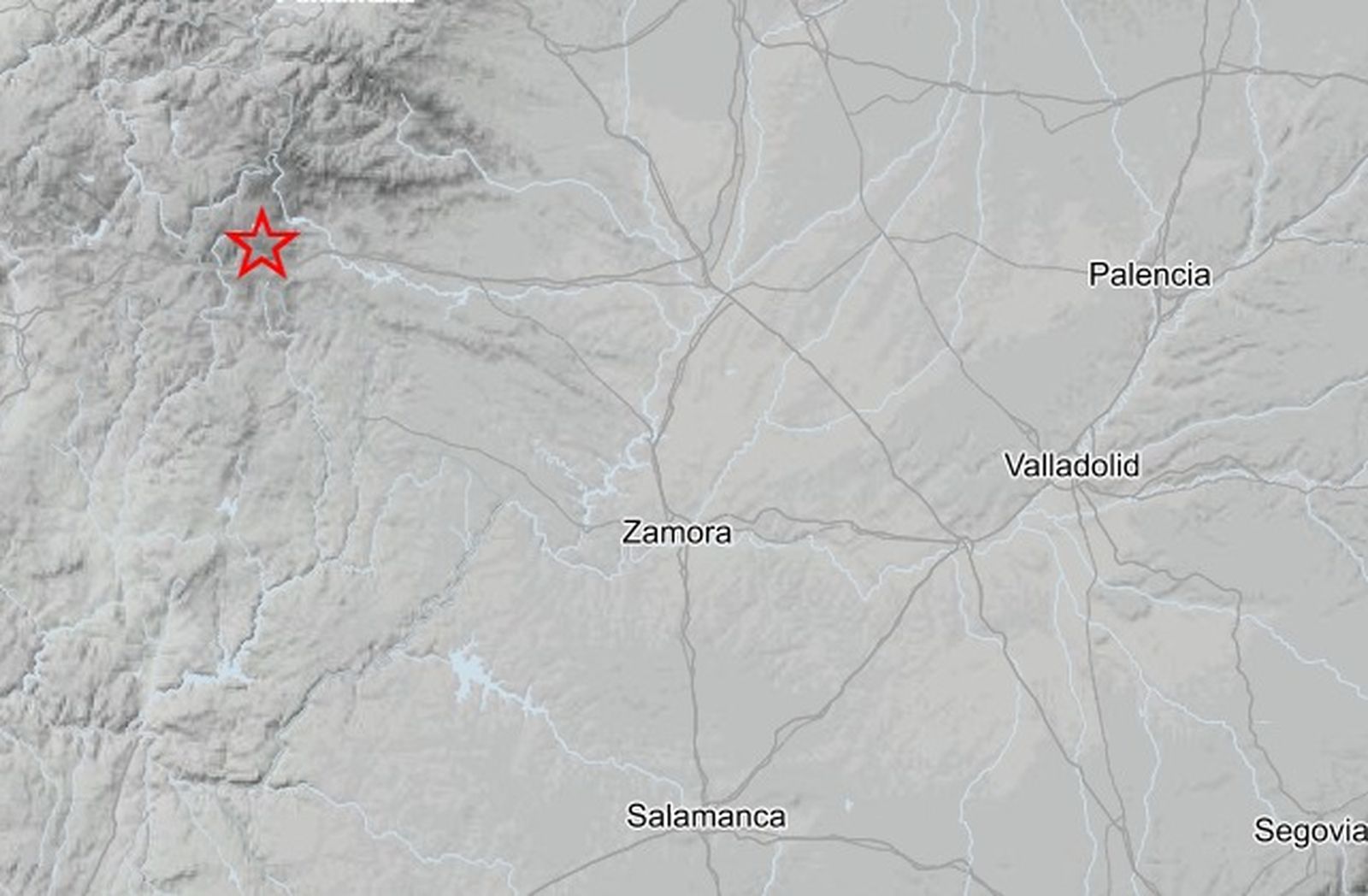 Imagen del epicentro