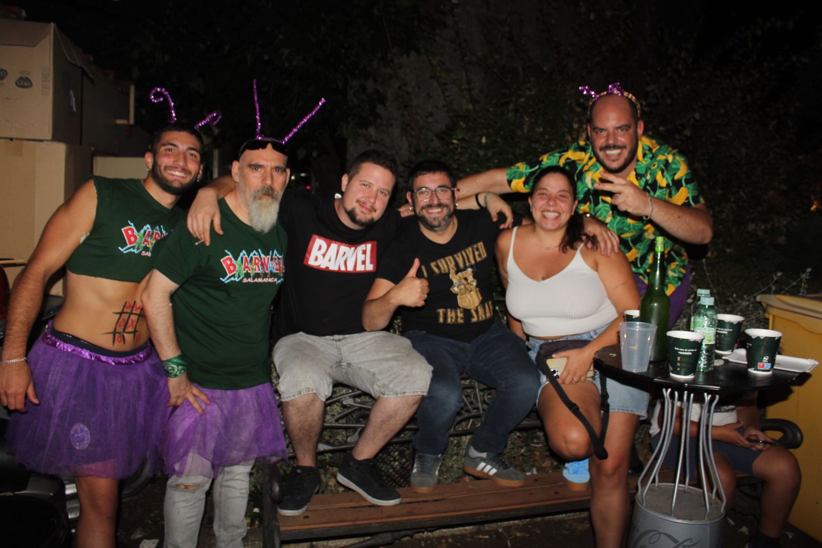 Ambiente en la Feria de Día en la tarde de este lunes