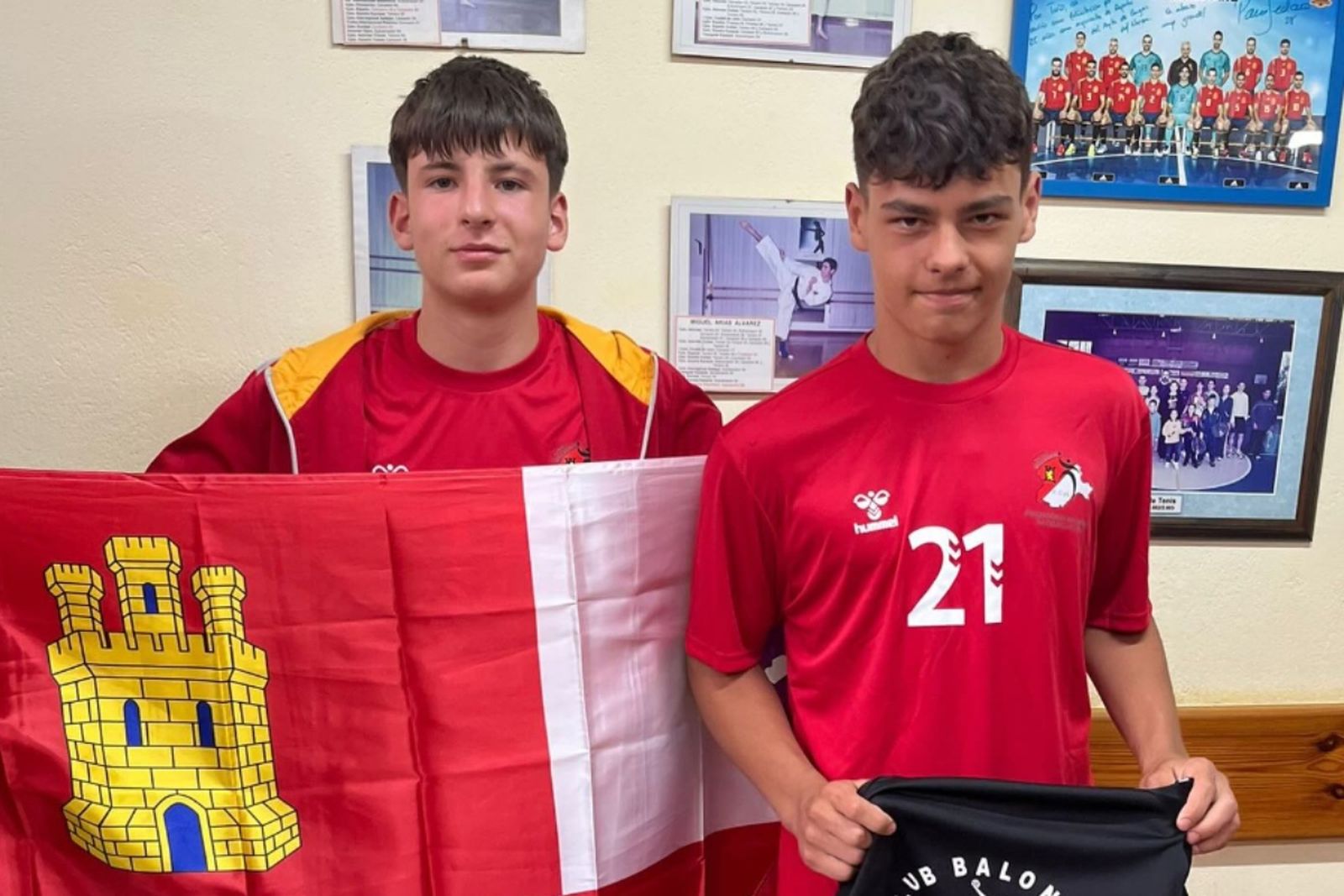 Héctor Pérez y Fermín Cabrero, los pequeños 'Guerreros de Viriato', que representan a Castilla y León en el Torneo de Cangas de Narcea