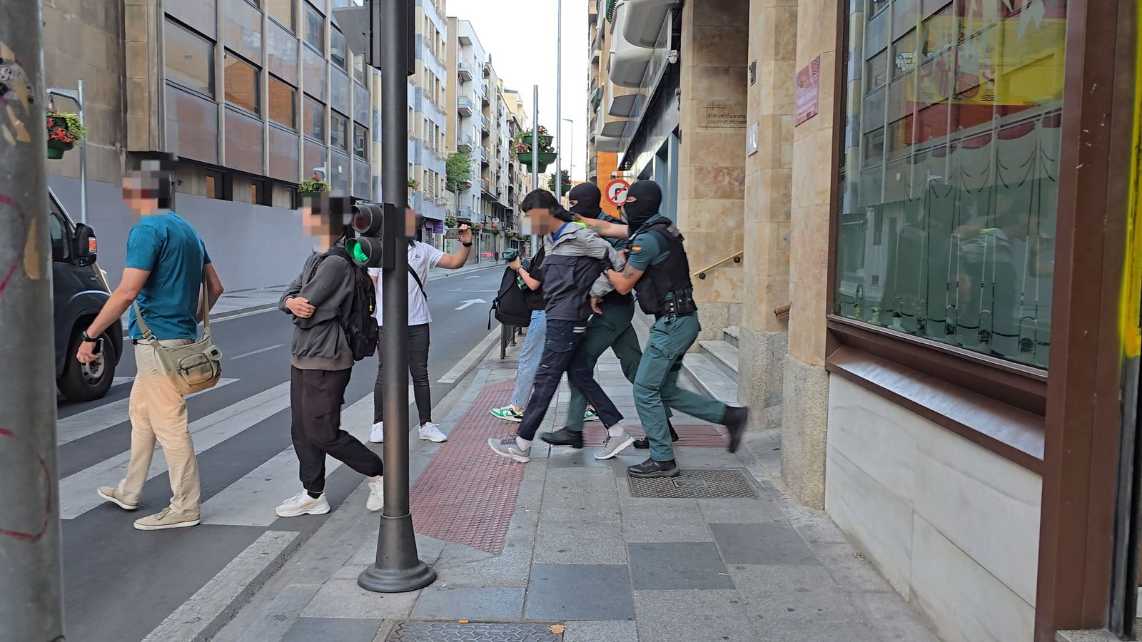 Operacion en Salamanca de la Guardia Civil