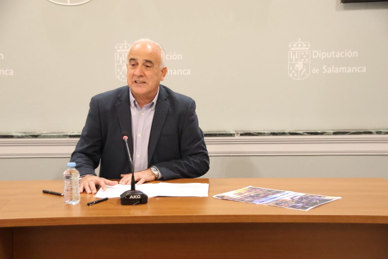 Jesús María Ortiz presenta el calendario del Circuito BTT Diputación de Salamanca 2024 | FOTO ANDREA MATEOS