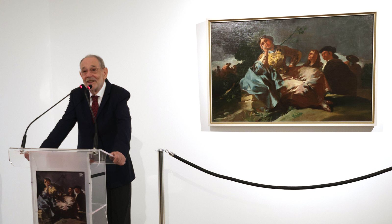 Presentación de la obra 'La cita', de Goya, dentro de un proyecto del Museo del Prado-ICAL