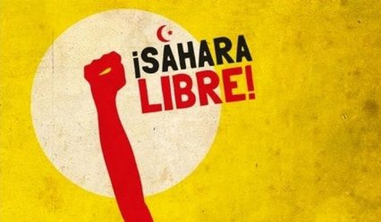 Fragmento de cartel del acto del PCE-Salamanca contra la "traición" de Sánchez al pueblo saharaui