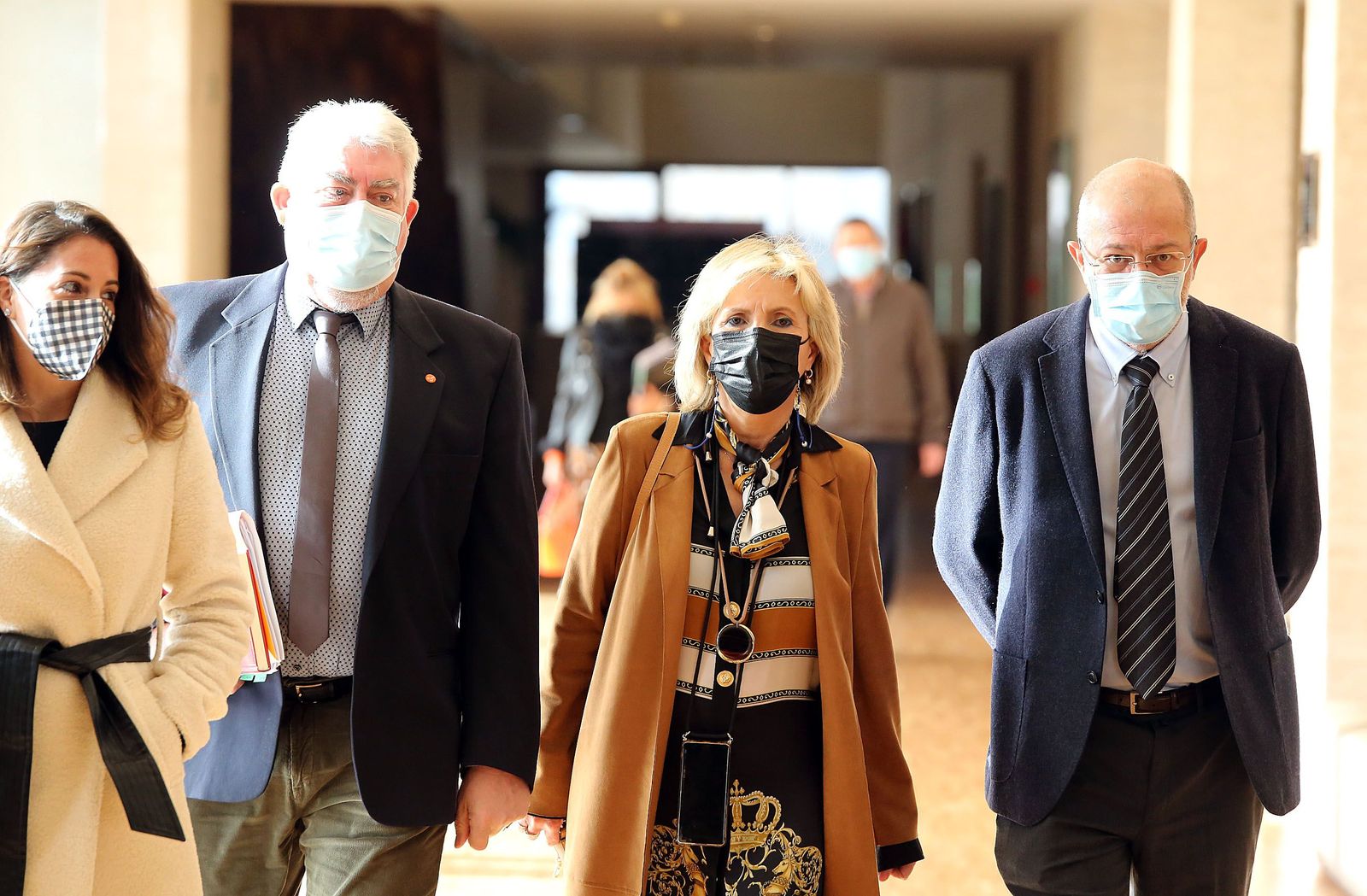 La consejera de Sanidad, Verónica Casado, comparece, a petición propia, ante la Comisión de Sanidad de las Cortes de Castilla y León para informar sobre la situación sanitaria. | FOTO; ICAL