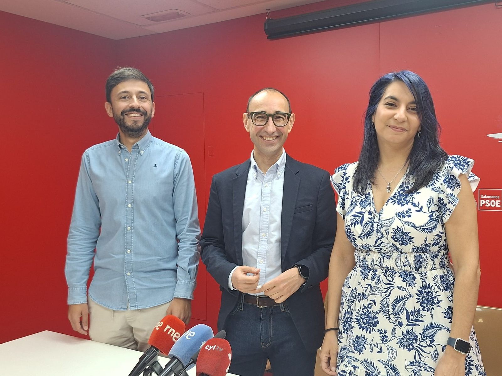 Fran Díaz, David Serrada y Sara Sánchez