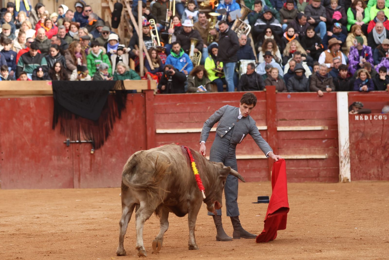Novillada sin picadores del bolsín taurino y rejones en Ciudad Rodrigo