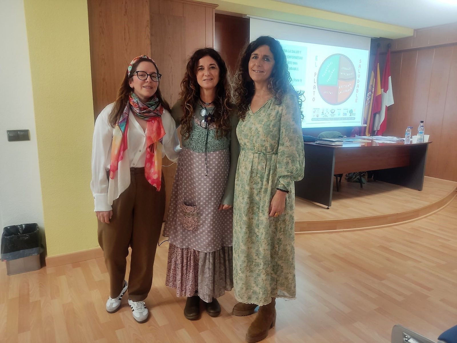 Patricia Miguel, Natalia Costanzo y Rocío Cardeñosa