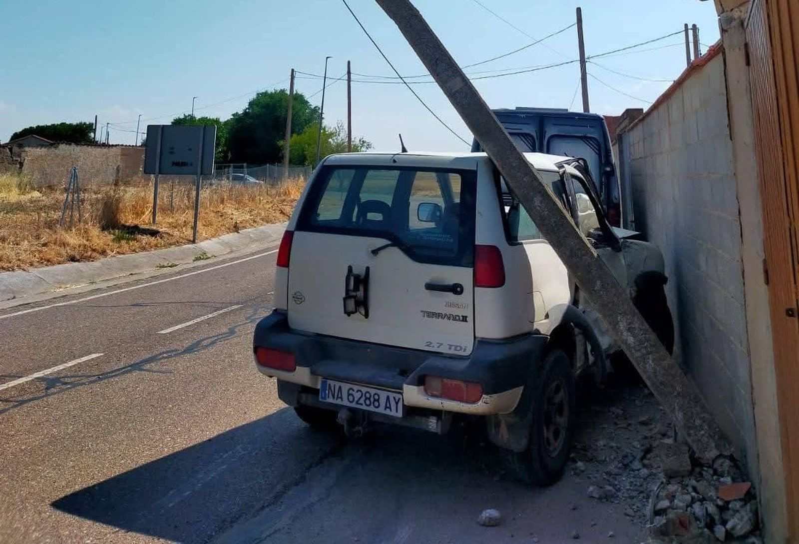 Accidente en Piedrahíta de Castro