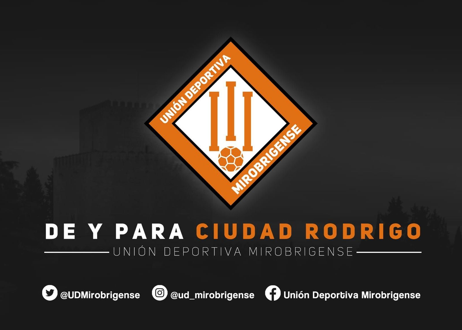 Cartel de la UD Mirobrigense | FOTO UD MIROBRIGENSE