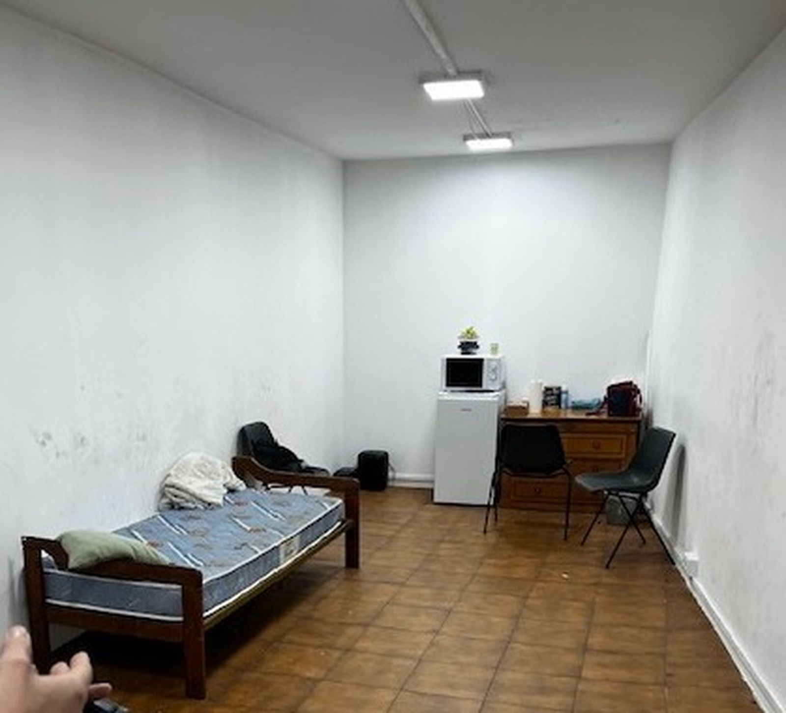 Lugar donde tenían hacinados a los trabajadores