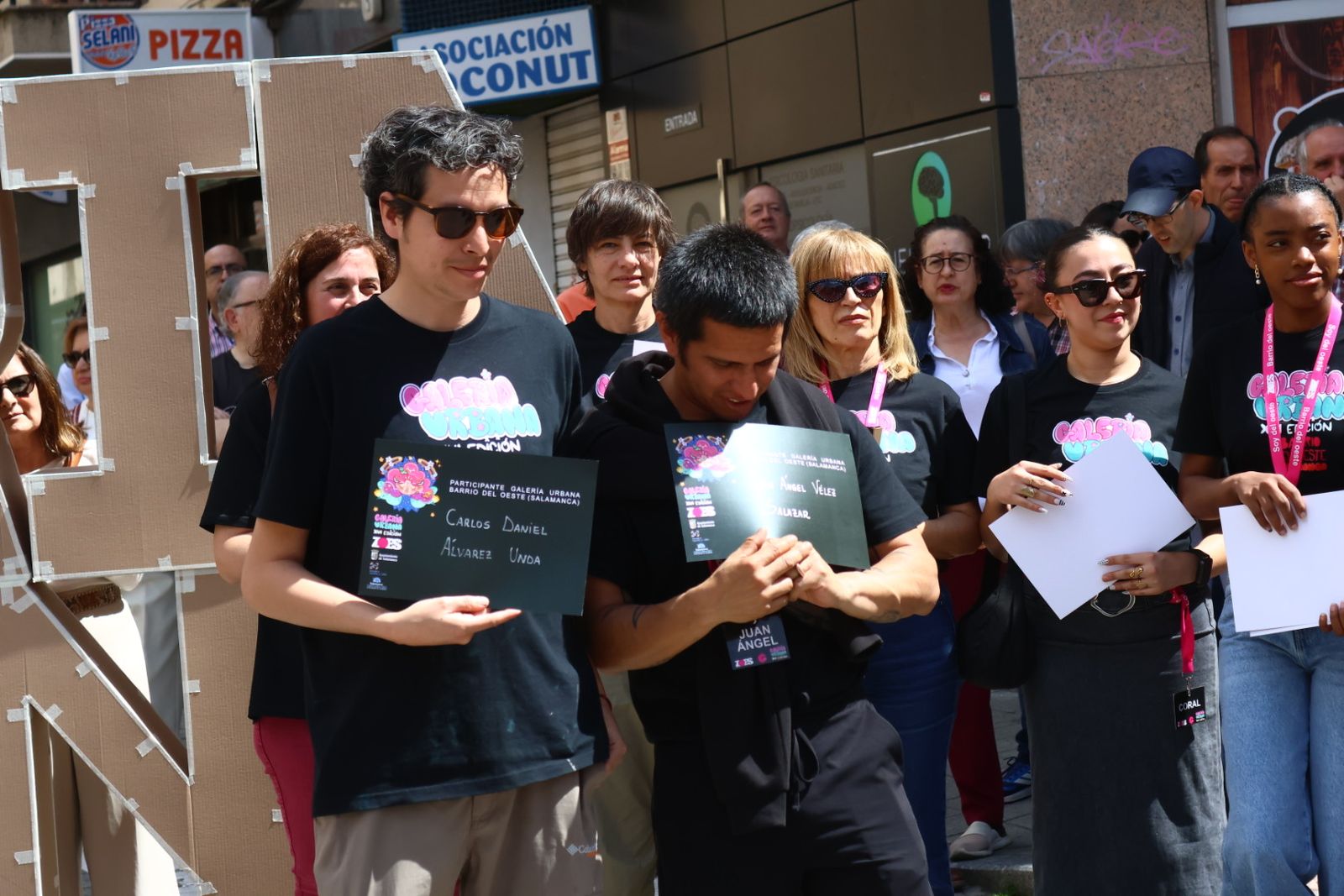 Entrega de premios de la XVI Galería Urbana del Barrio del Oeste