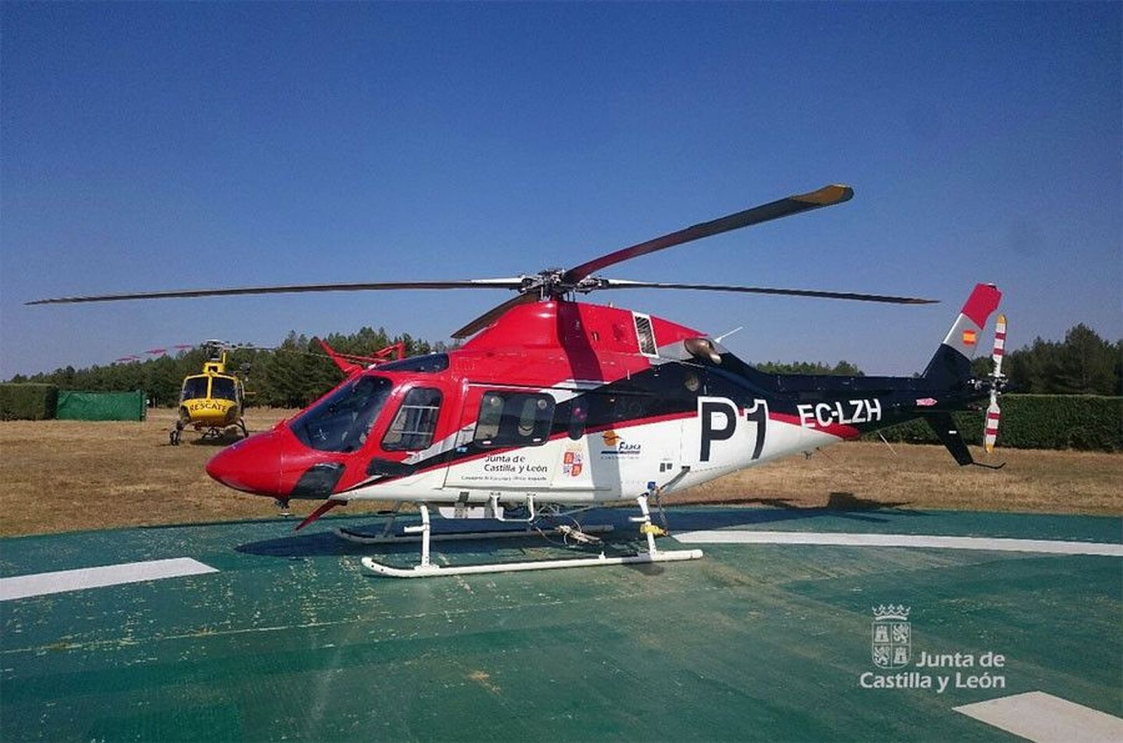 Helicoptero incendio junta