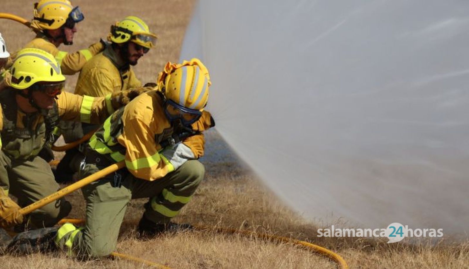 Incendios forestales, base helitransportada de El Maillo