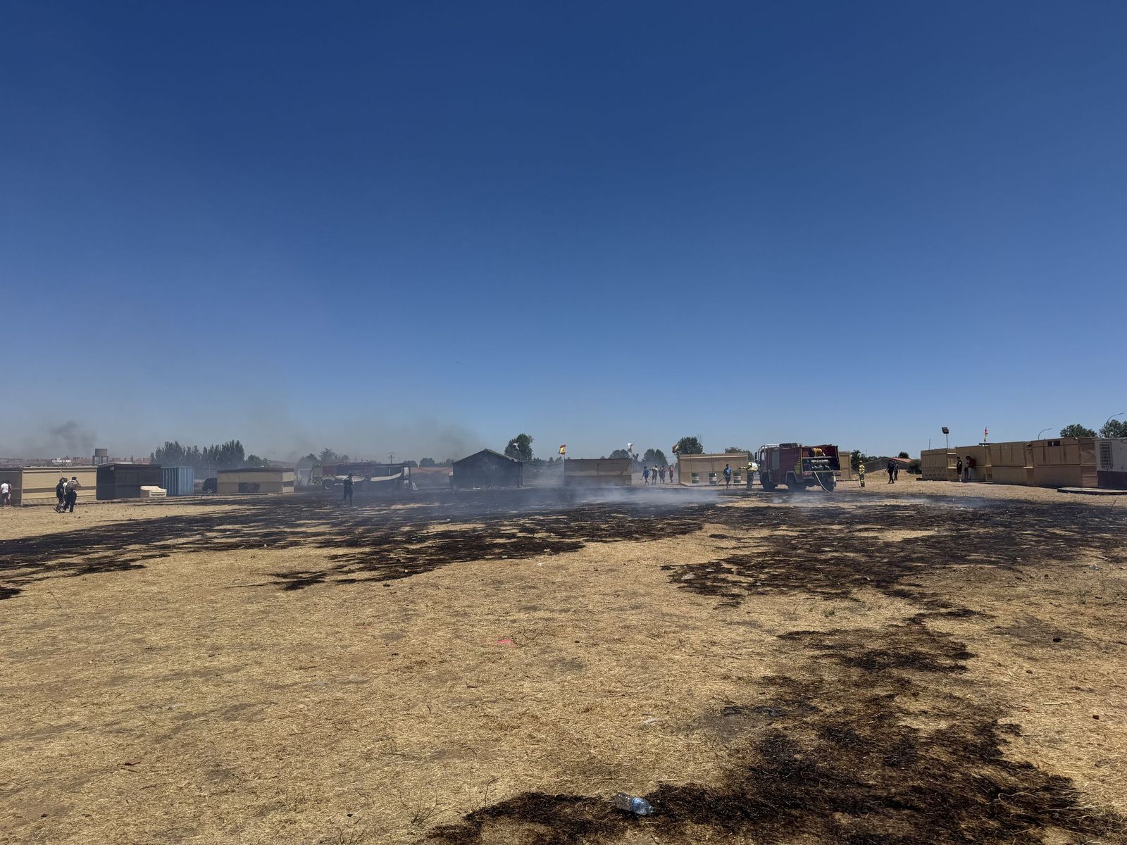 Incendio forestal en la zona de peñas de Santa Marta de Tormes