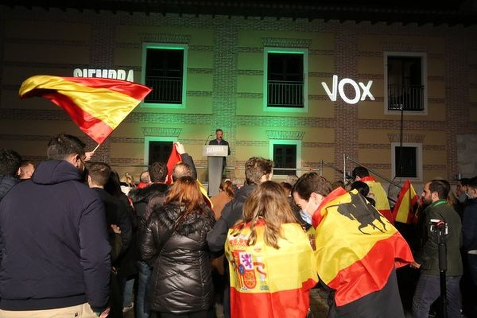 Seguimiento de la noche electoral de VOX en Valladolid