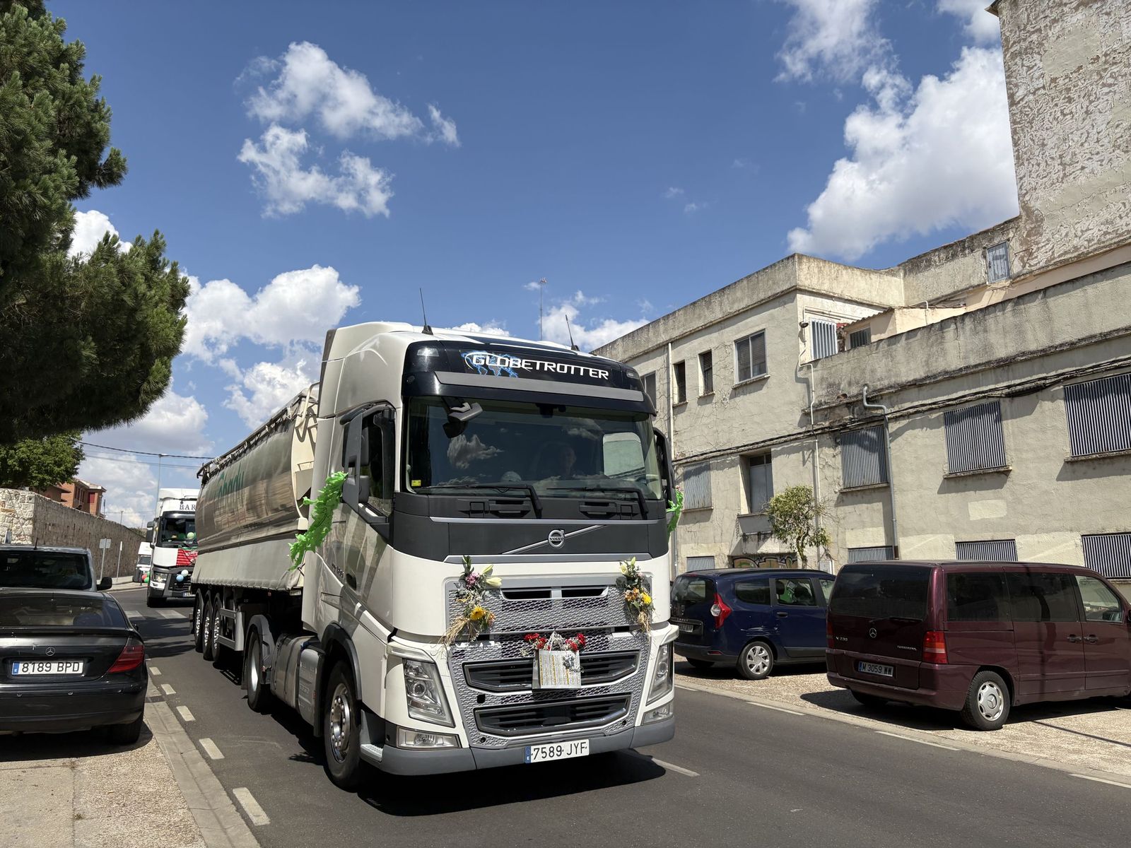 GALERÍA | Los transportistas celebran San Cristobal por las calles de Zamora