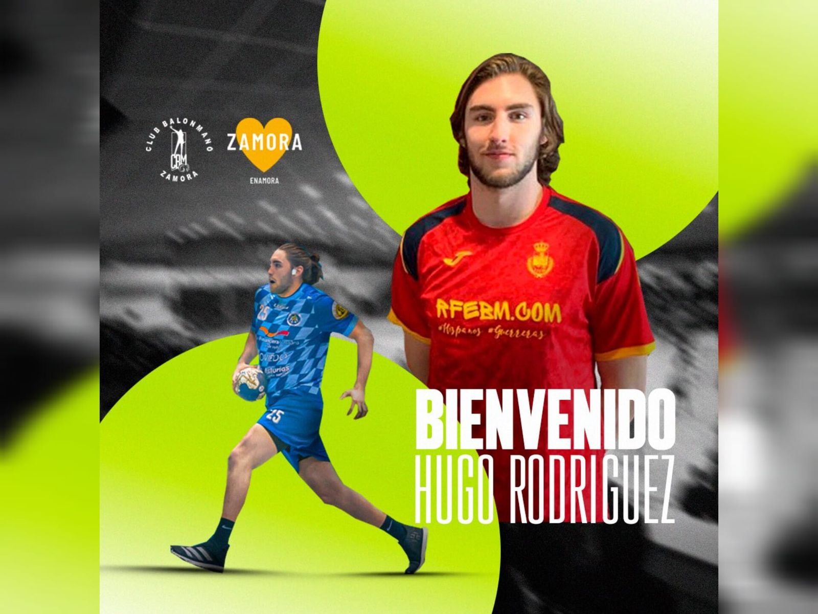Hugo Rodríguez, primer fichaje del BM Zamora