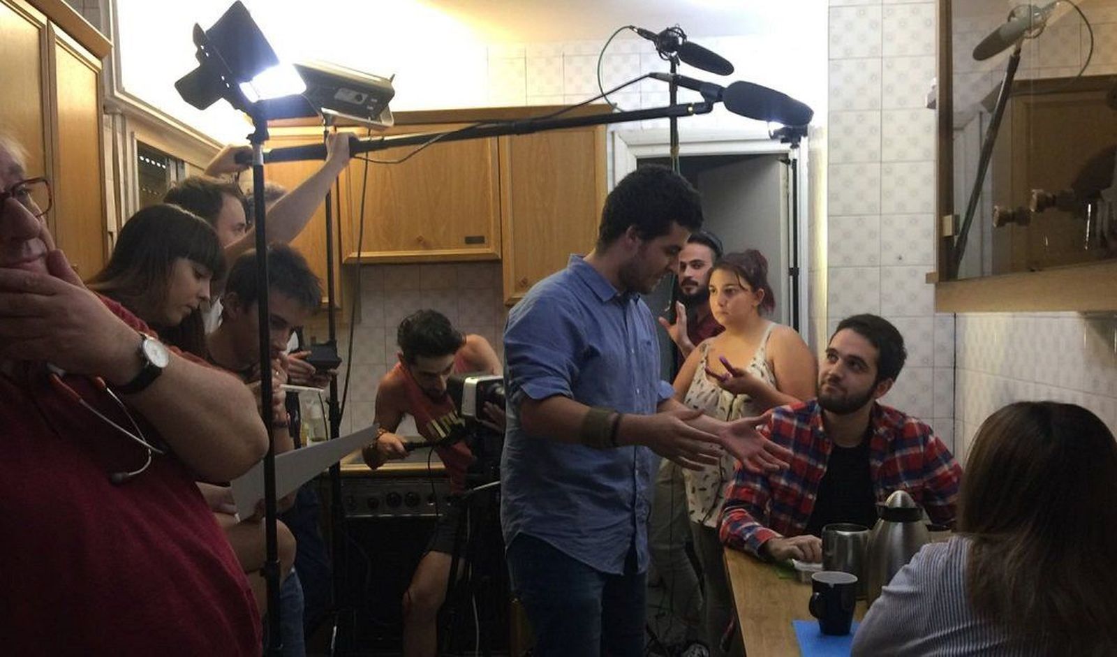 La producción del cortometraje de ficción 'Tatuaje' escoge las calles de Salamanca para rodar