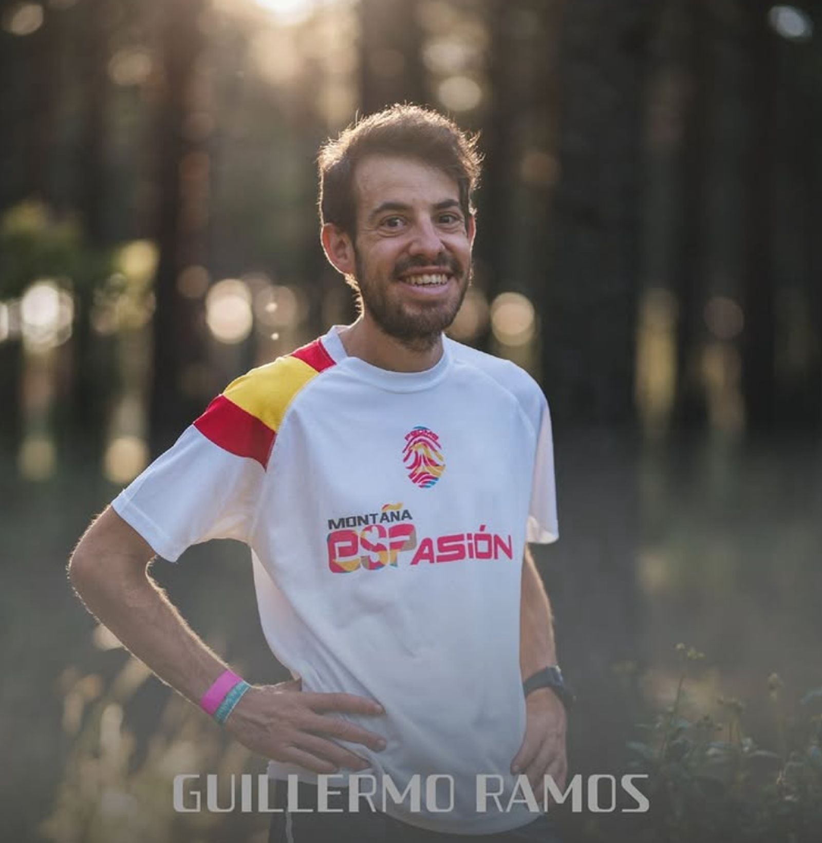 Guillermo Ramos con la camiseta de la selección española