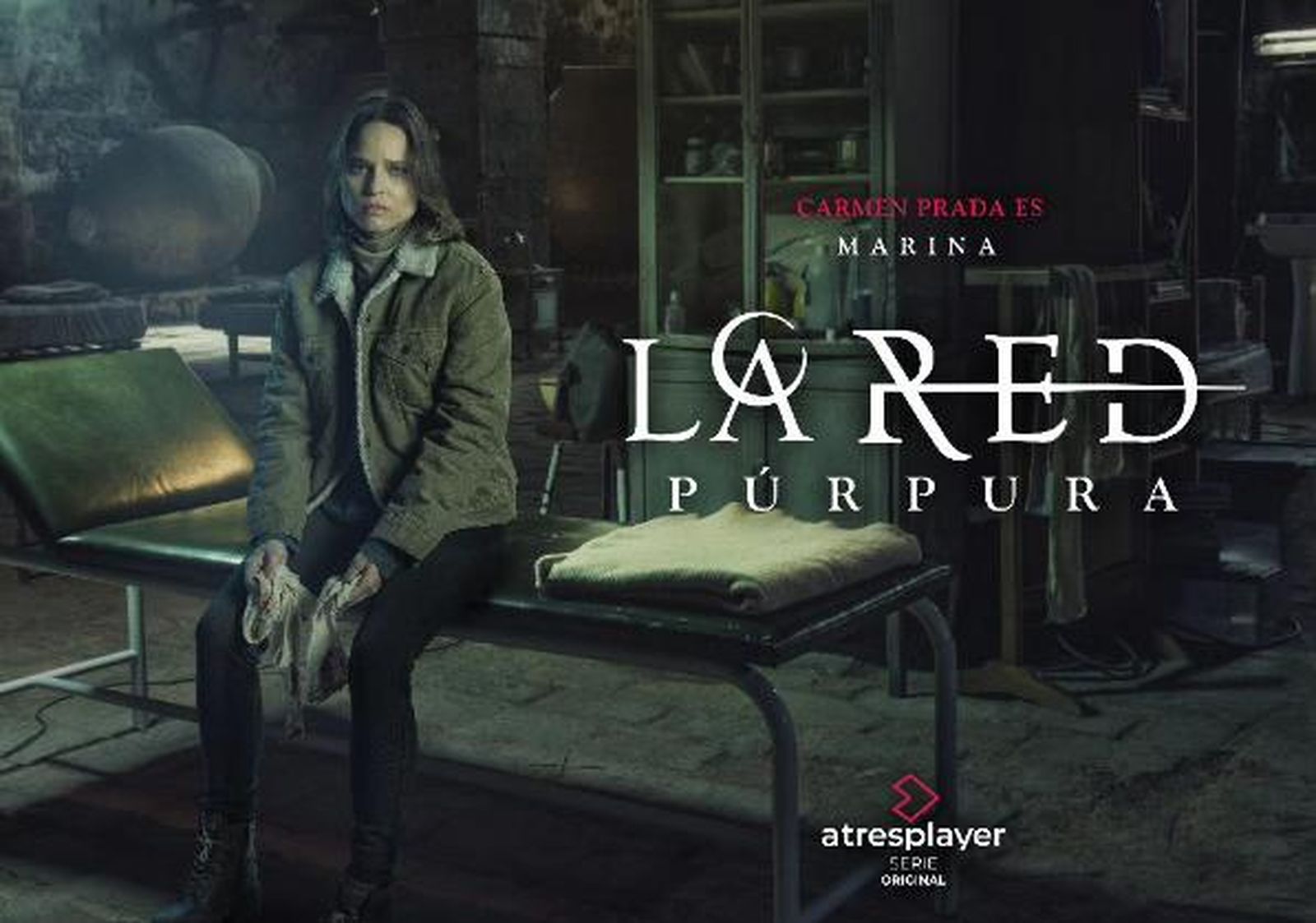 Carmen Prada, protagonista en la nueva serie de Atresplayer 'La red púrpura'.