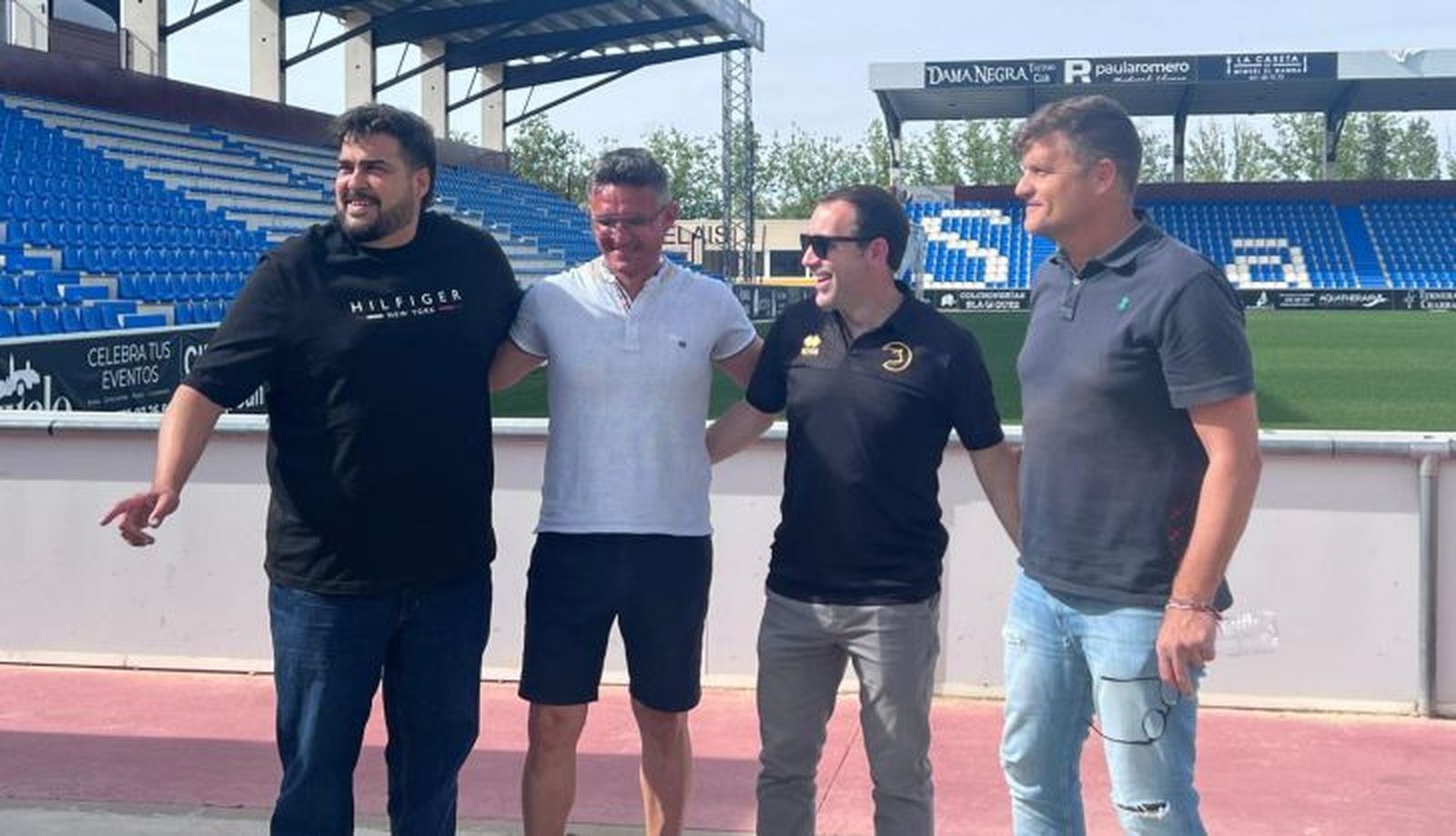 Sandoval, Dani Ponz, Roberto Pescador y Toni García