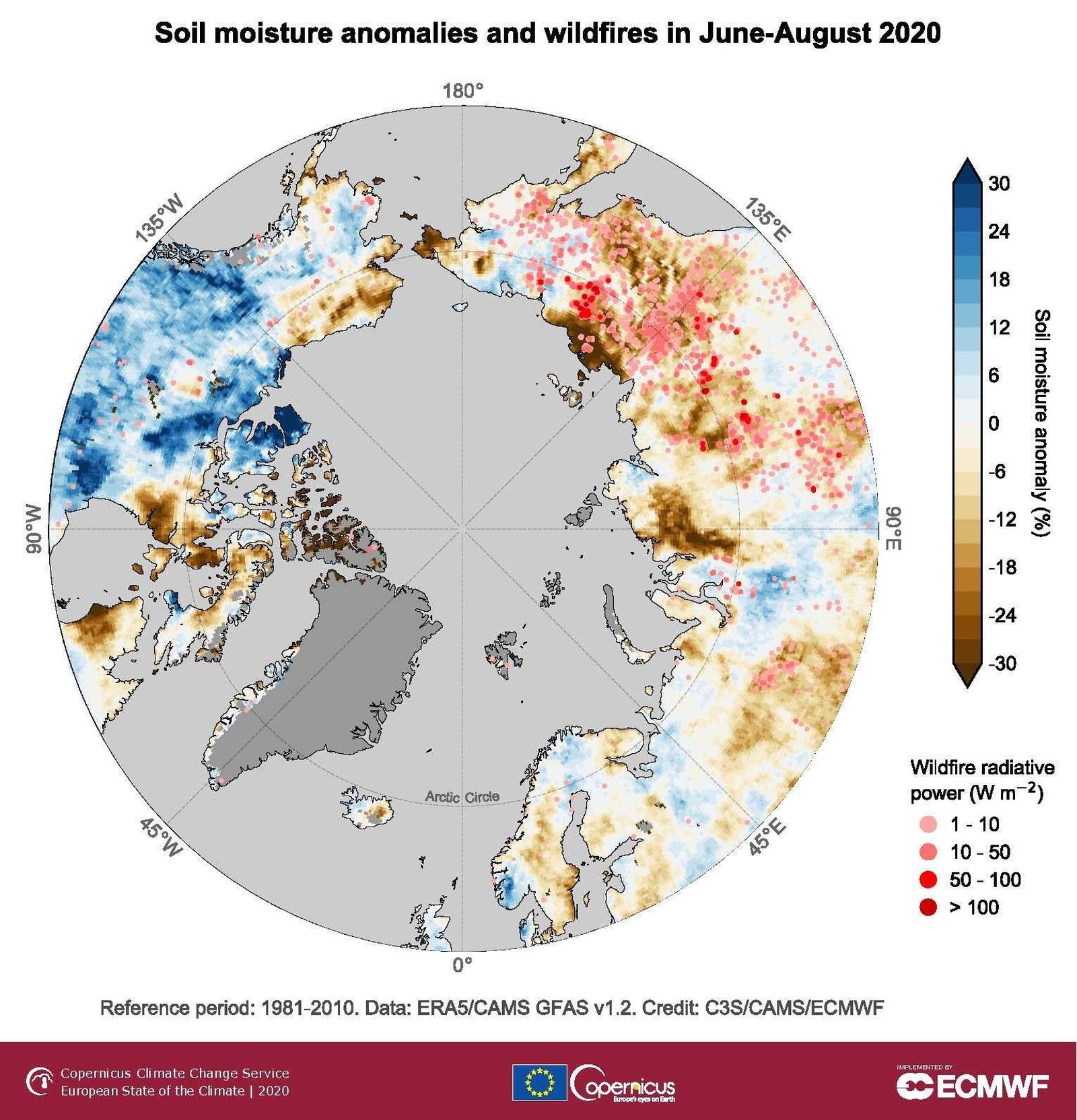 El año 2020 fue el más cálido en Europa desde 1983, con récord de lluvias y horas de sol
