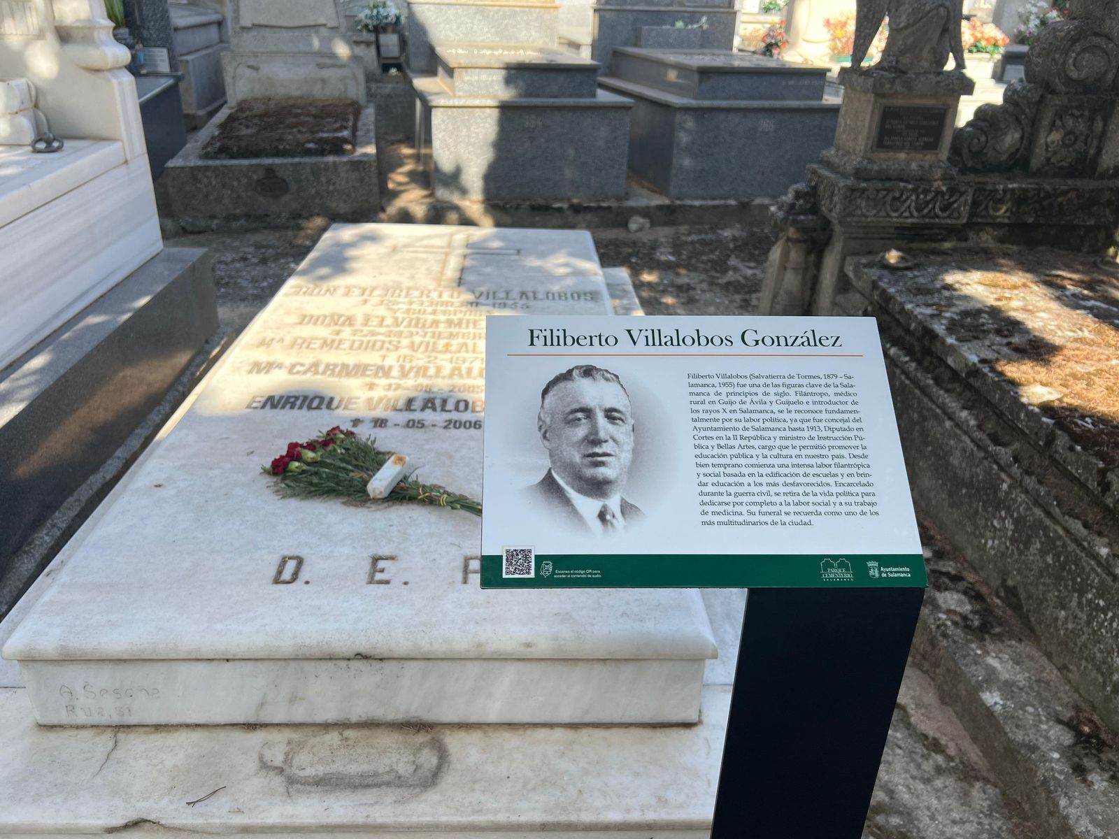 Visitas guiadas, paneles informativos y audioguías para redescubrir el cementerio de Salamanca