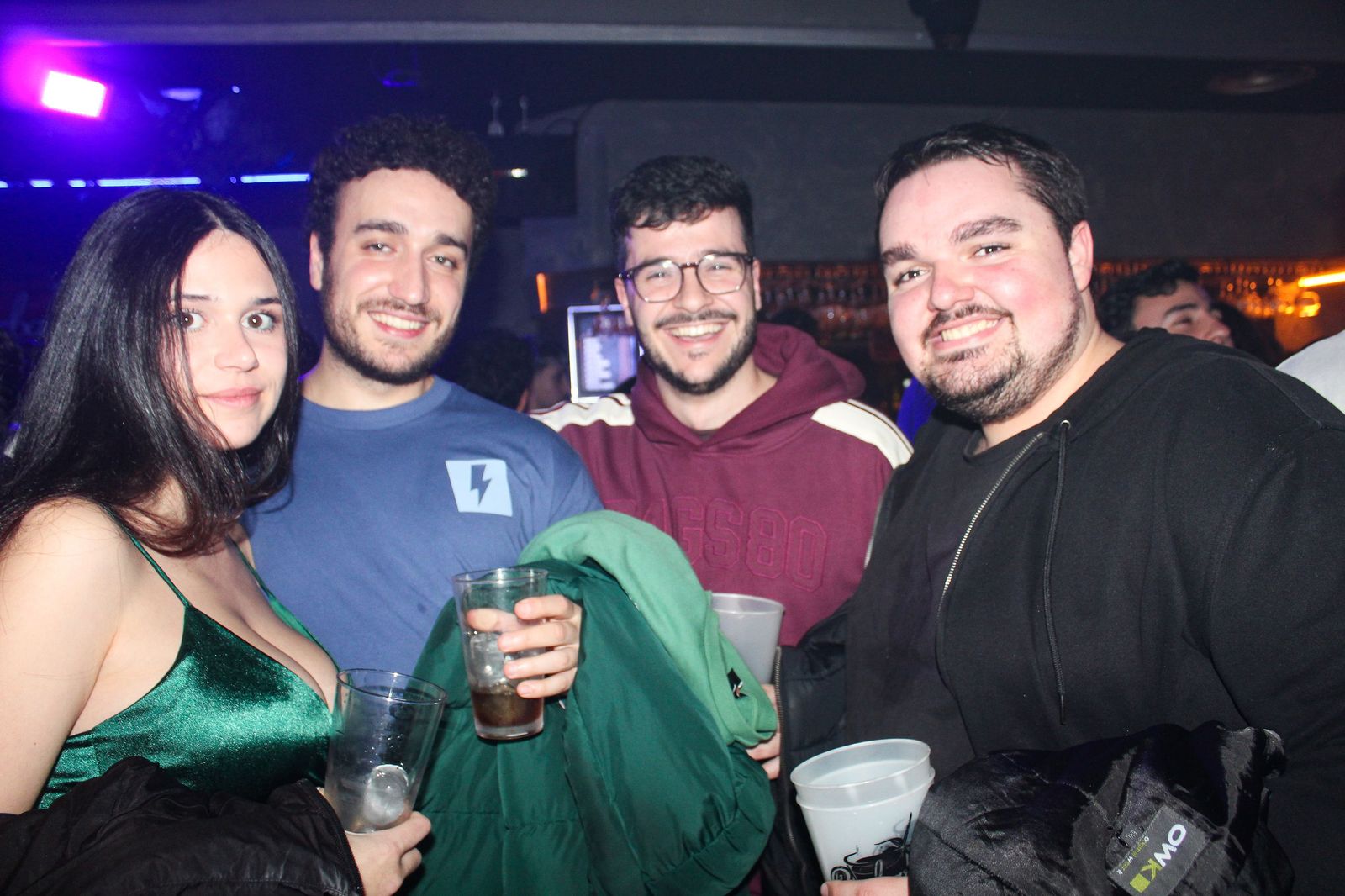 Salamanca de noche, sábado 6 de diciembre