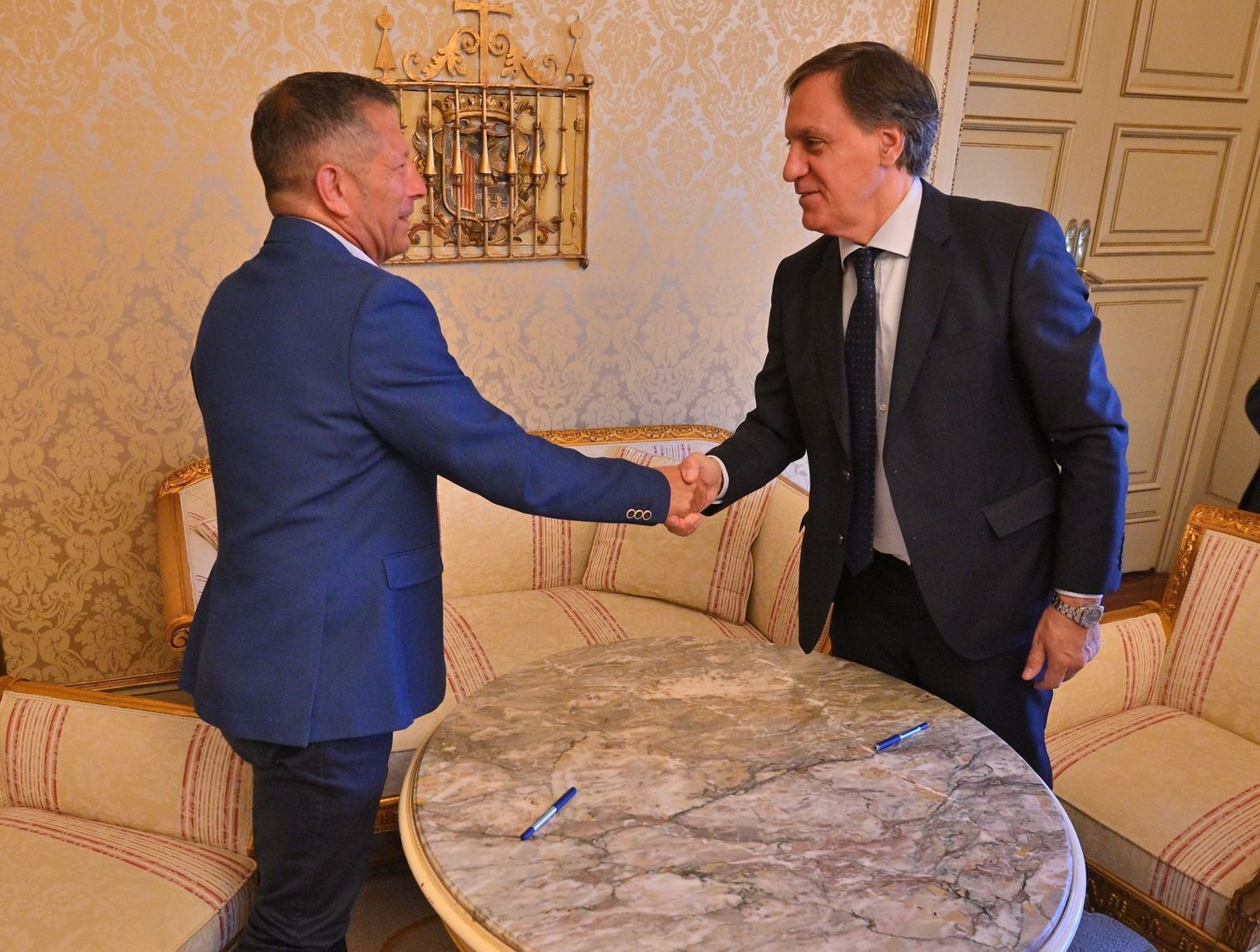 Pablo Hernández y Carlos García Carbayo