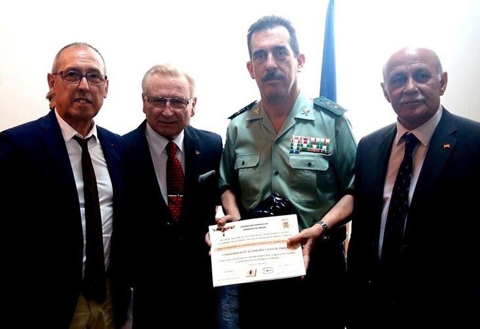 La Guardia Civil de Zamora, “Mérito Nacional a la Donación Altruista en España”