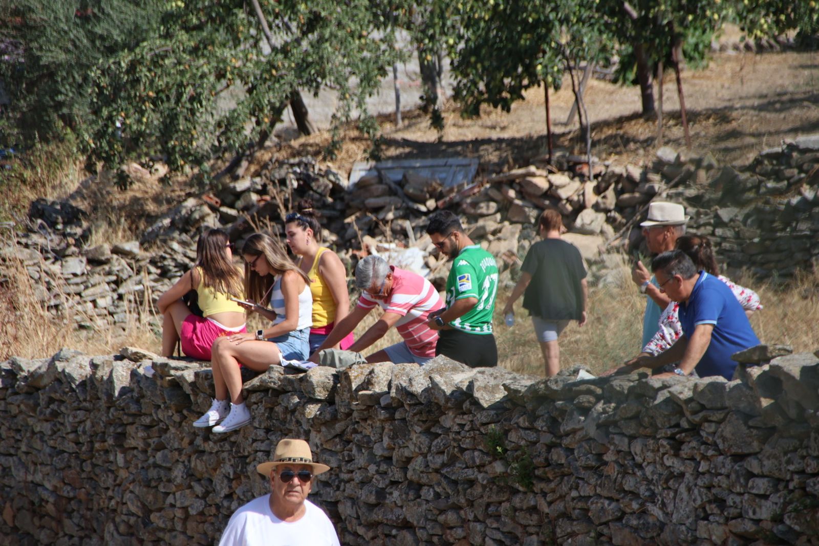 Lumbrales encierro a caballo