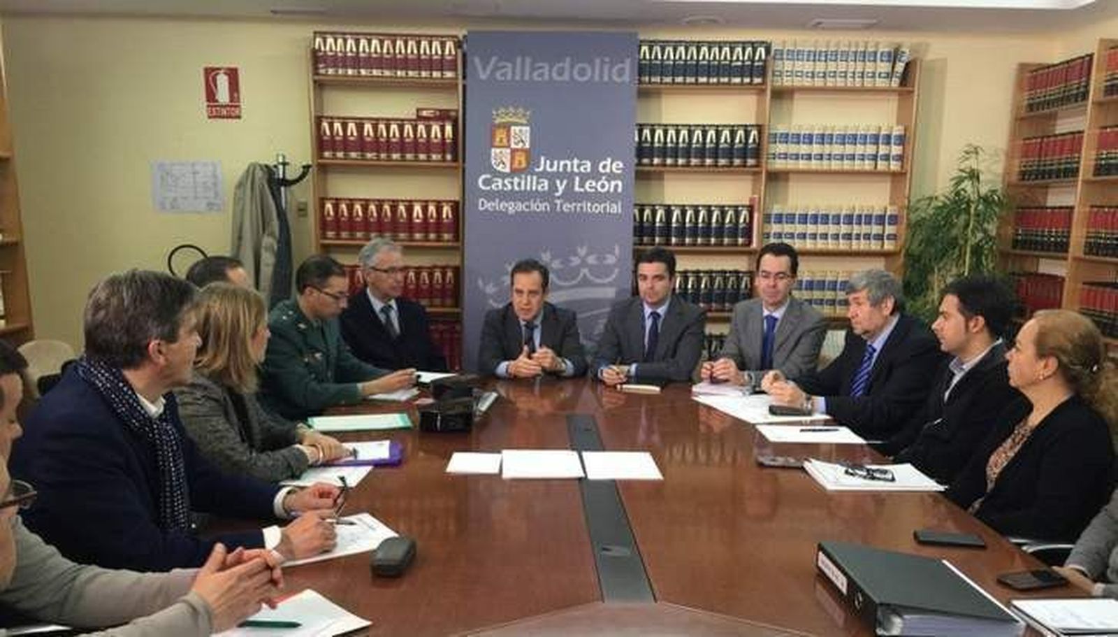El delegado territorial visita Castroverde de Cerrato El delegado territorial visita Castroverde de Cerrato